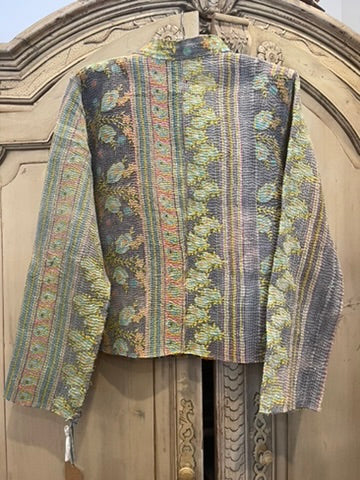 Kantha Jacket - SUMMER GARDEN