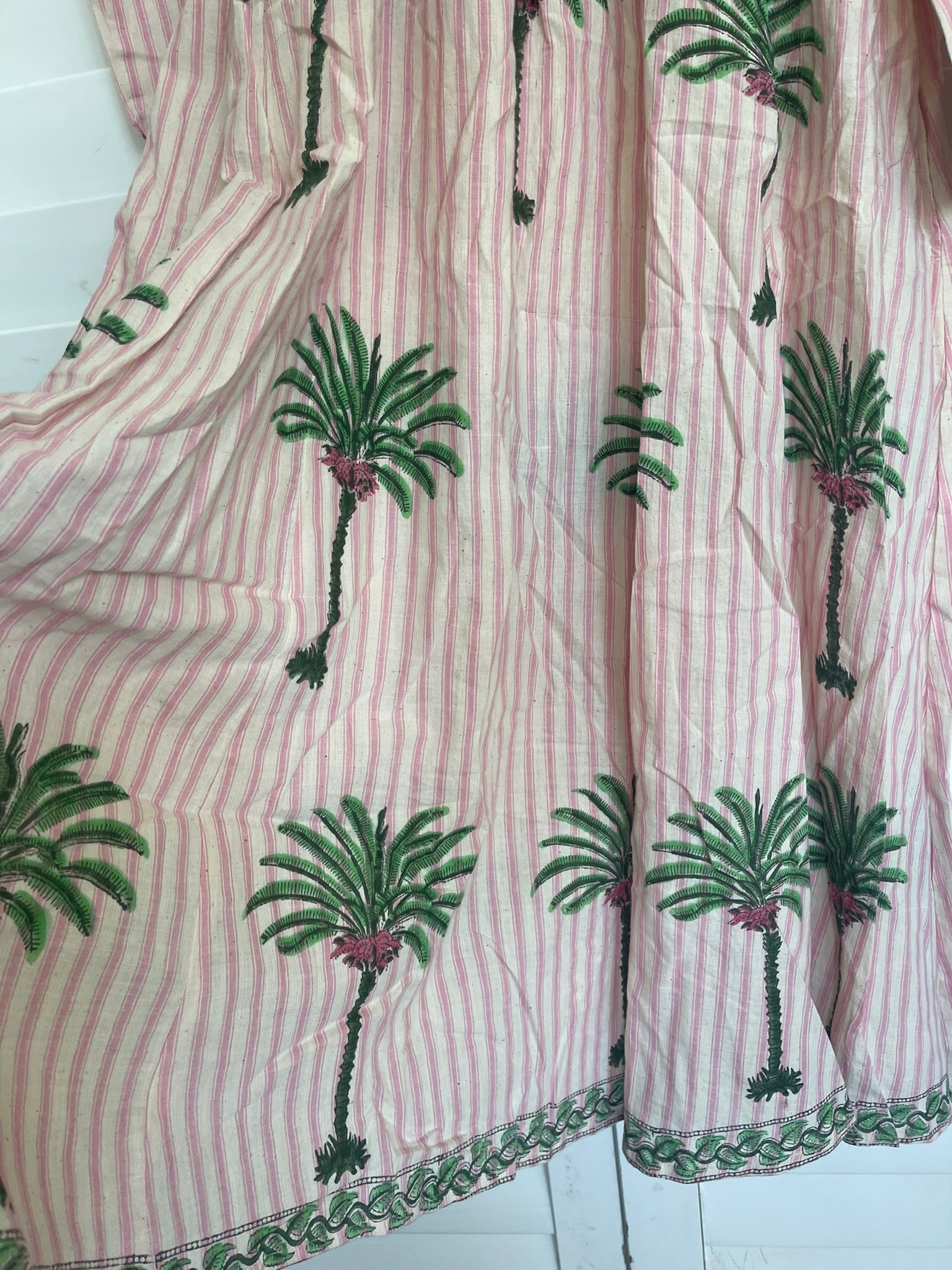MOROCCAN BEACH KAFTAN - Pink Palm