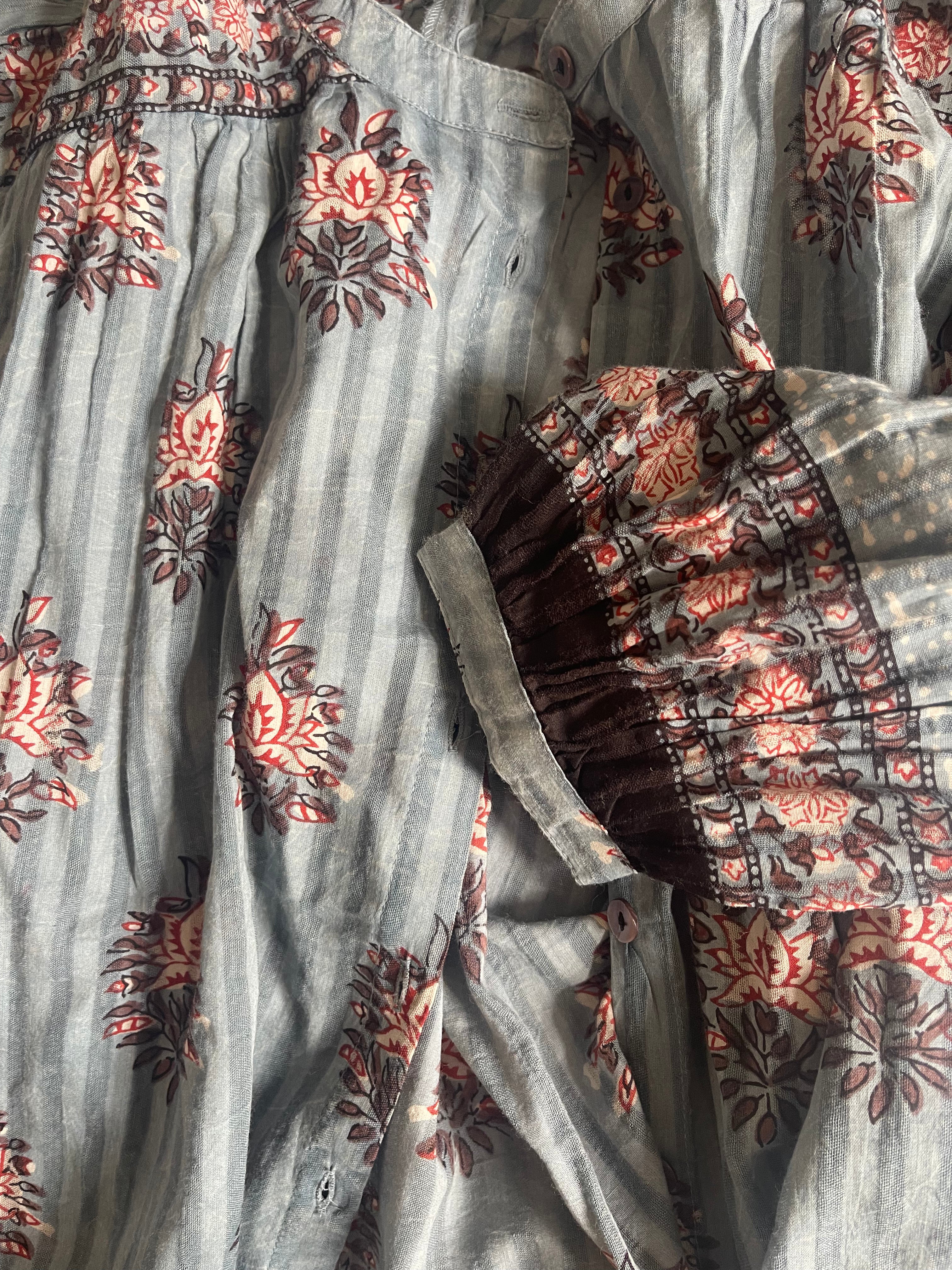 Omara Blouse - Cerulean Mist