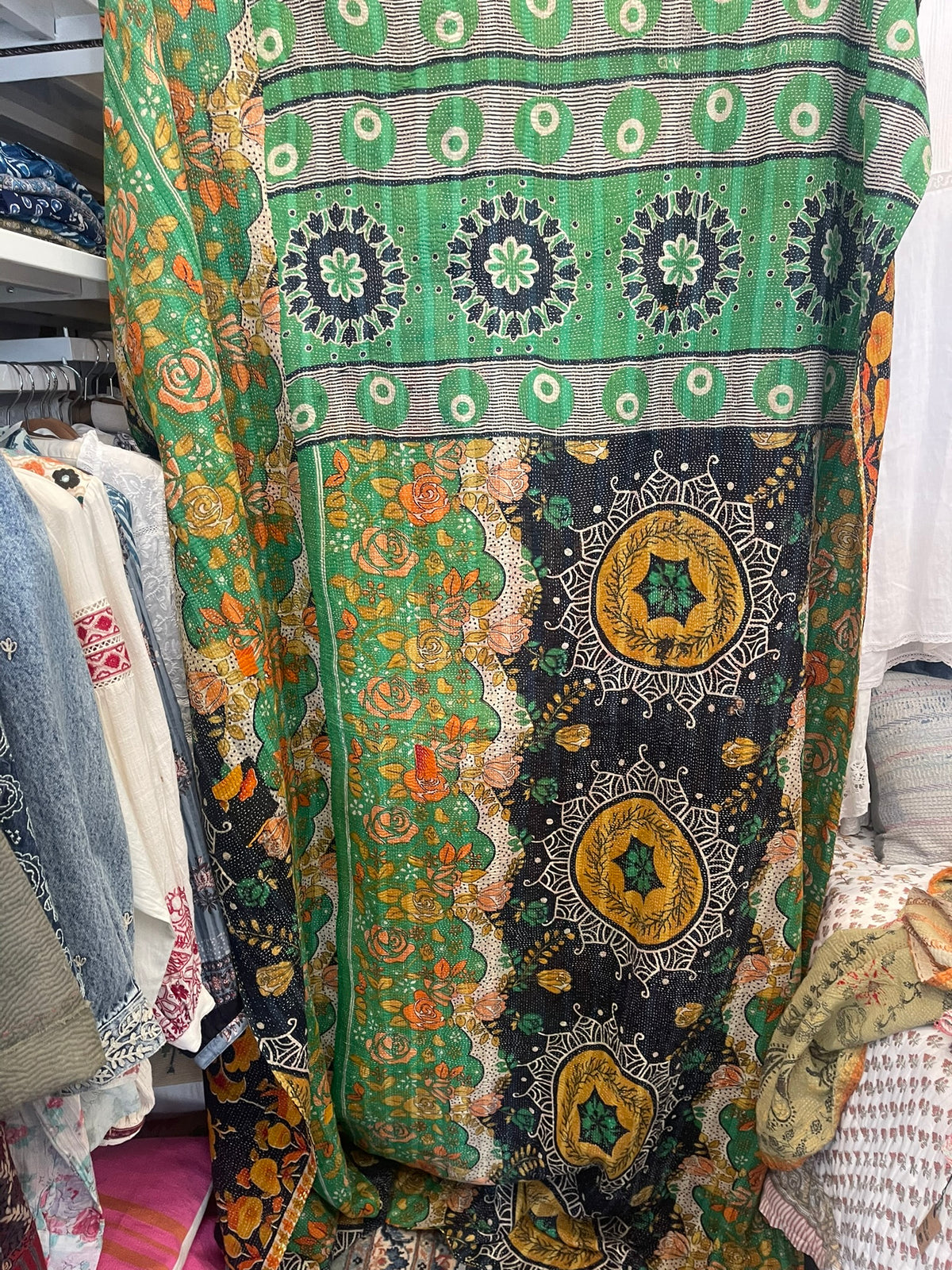 VINTAGE KANTHA - Lush Landscape