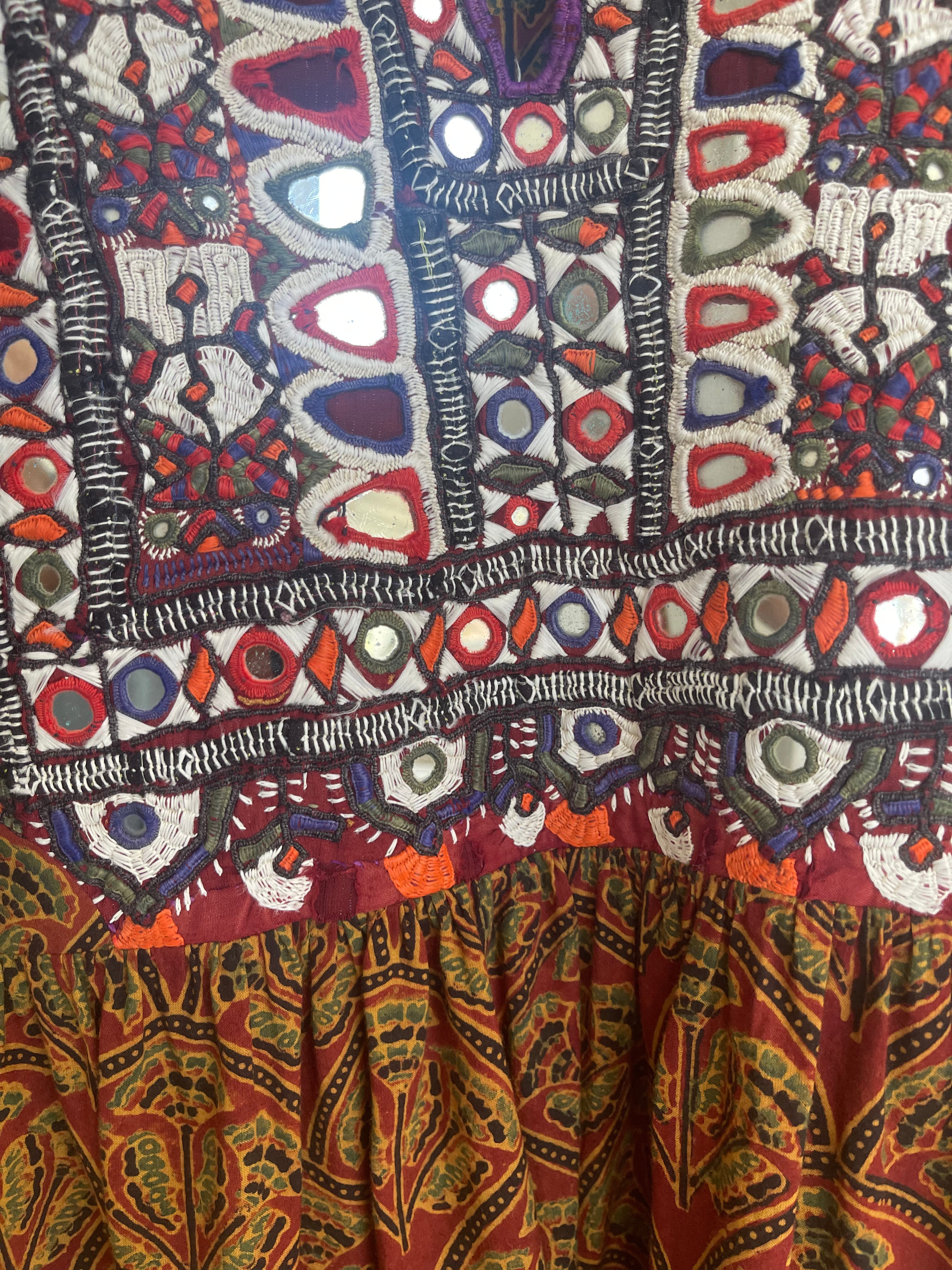 JAT EMBROIDERY DRESS - Desert