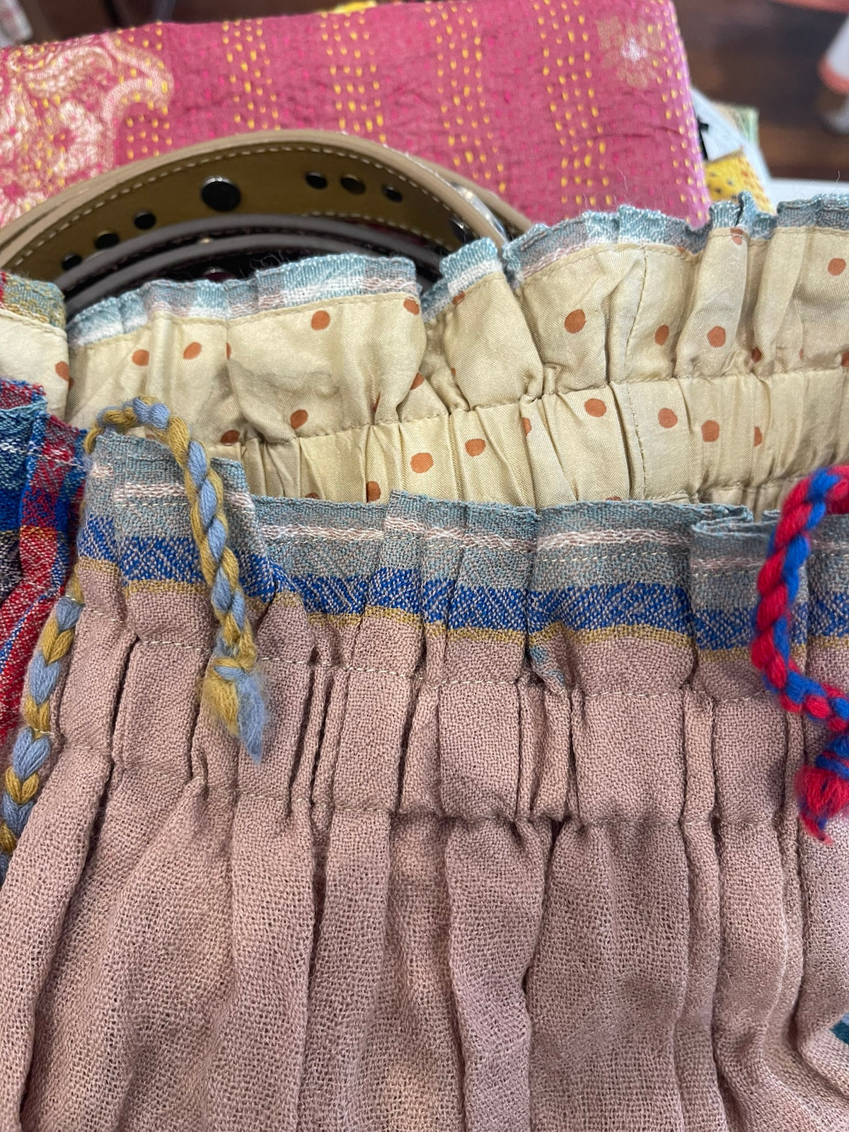 FARAH Bhujodi Wool Skirt - Dune