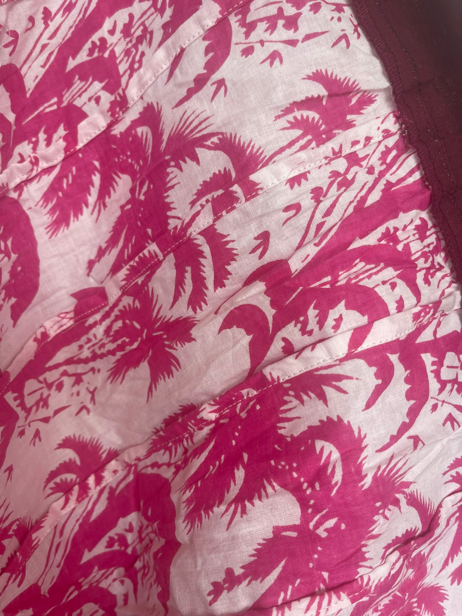 Cotton Panel Skirt - TROPICAL SUMMER
