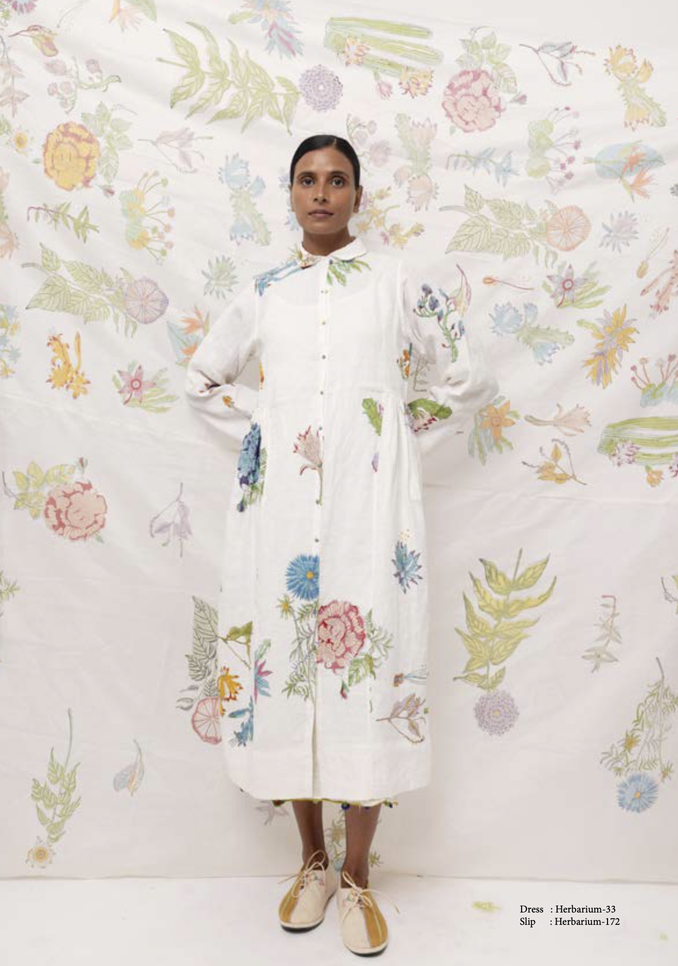 Herbarium 33 Linen Jacket - SUMMER BOTANICALS