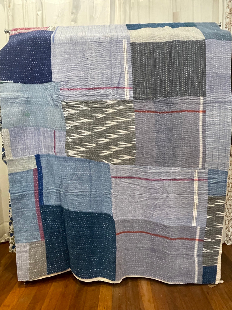 KHADI COTTON QUILT - Nautical