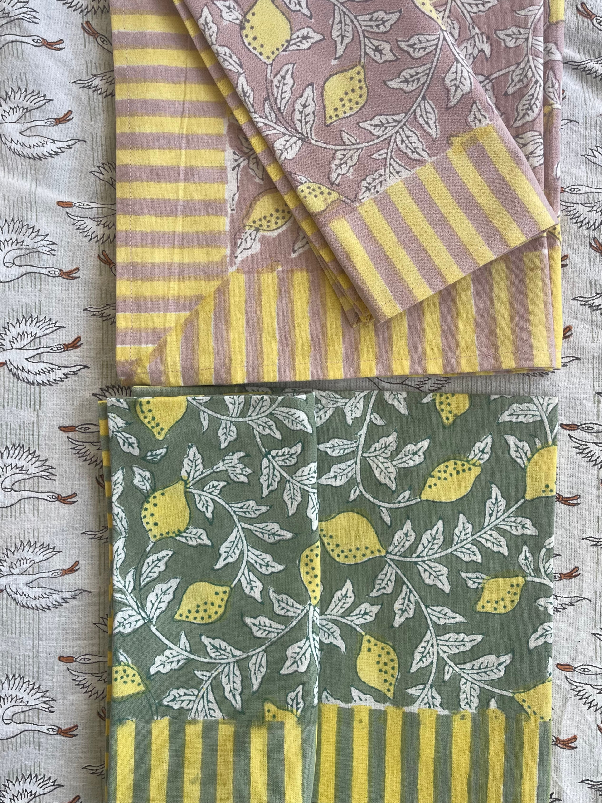 Napkins - French Lemons Garden