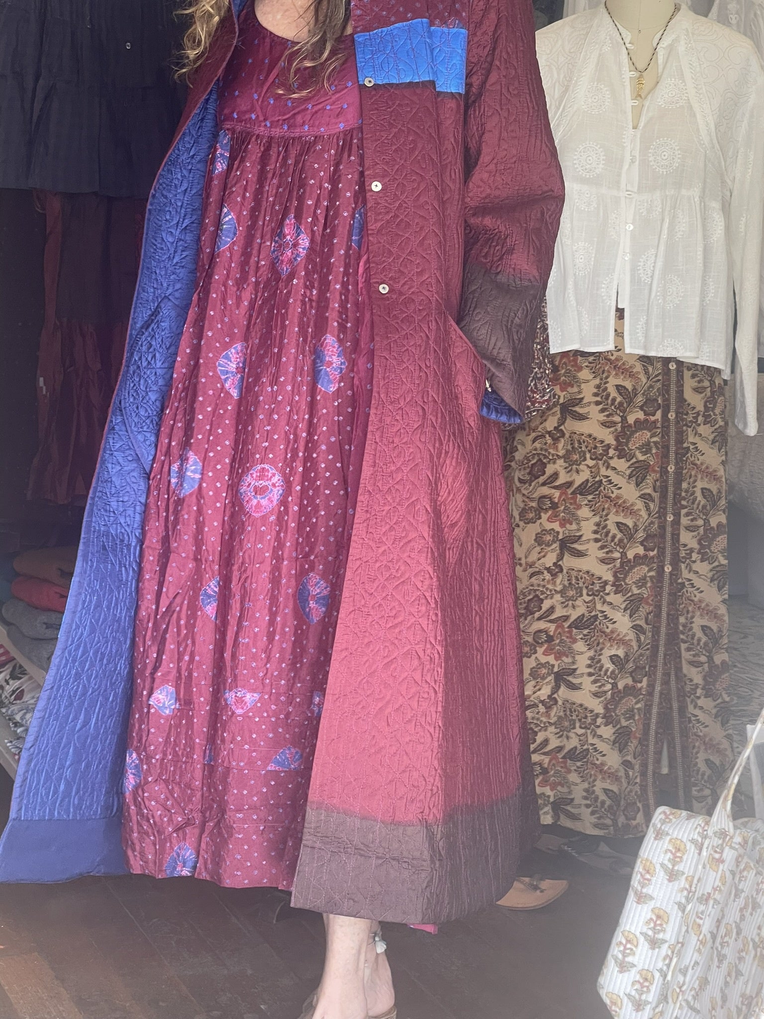 Miraj 98 - Sik Slip Bandhani Dress