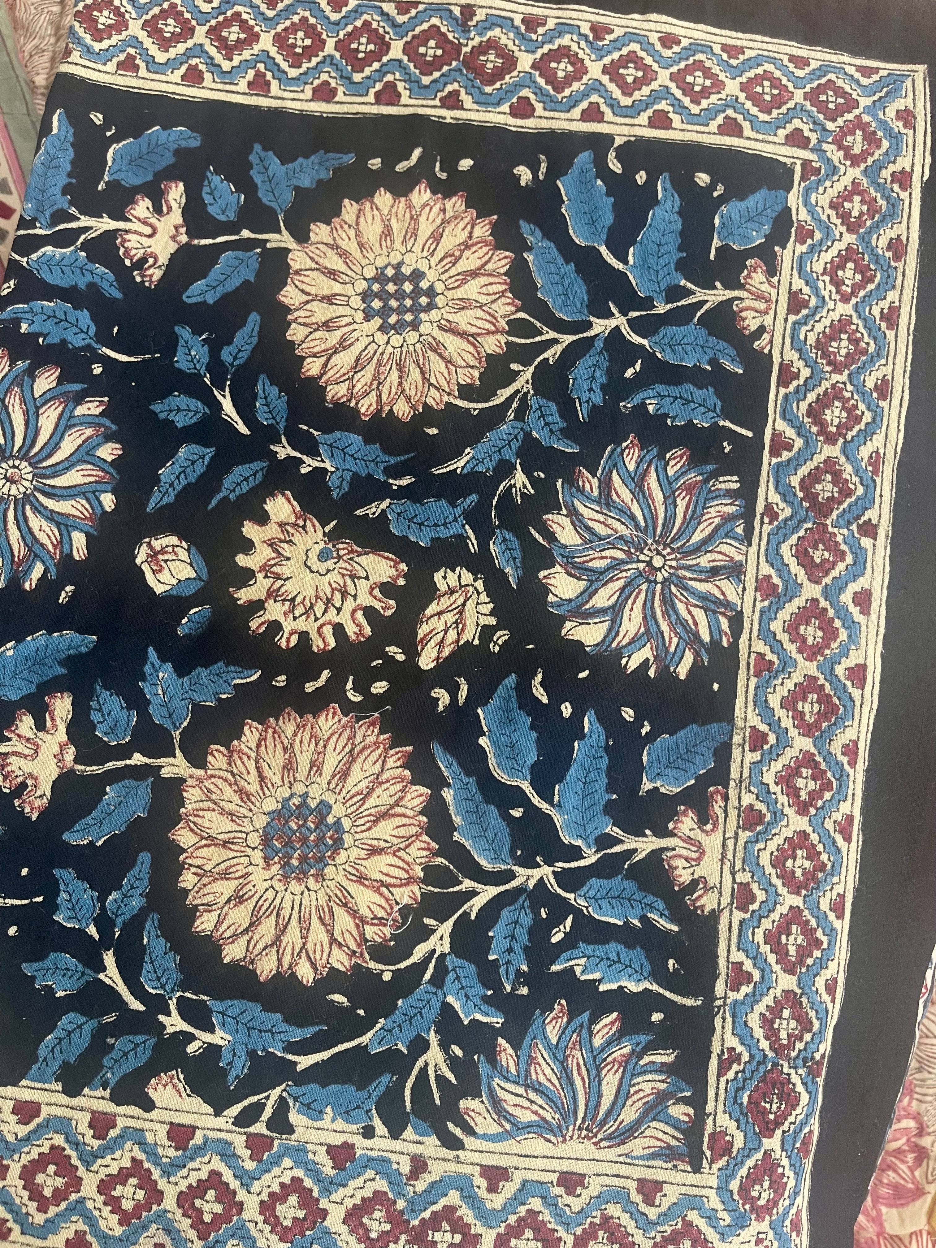 Jaipuri Cotton Quilt - MIDNIGHT