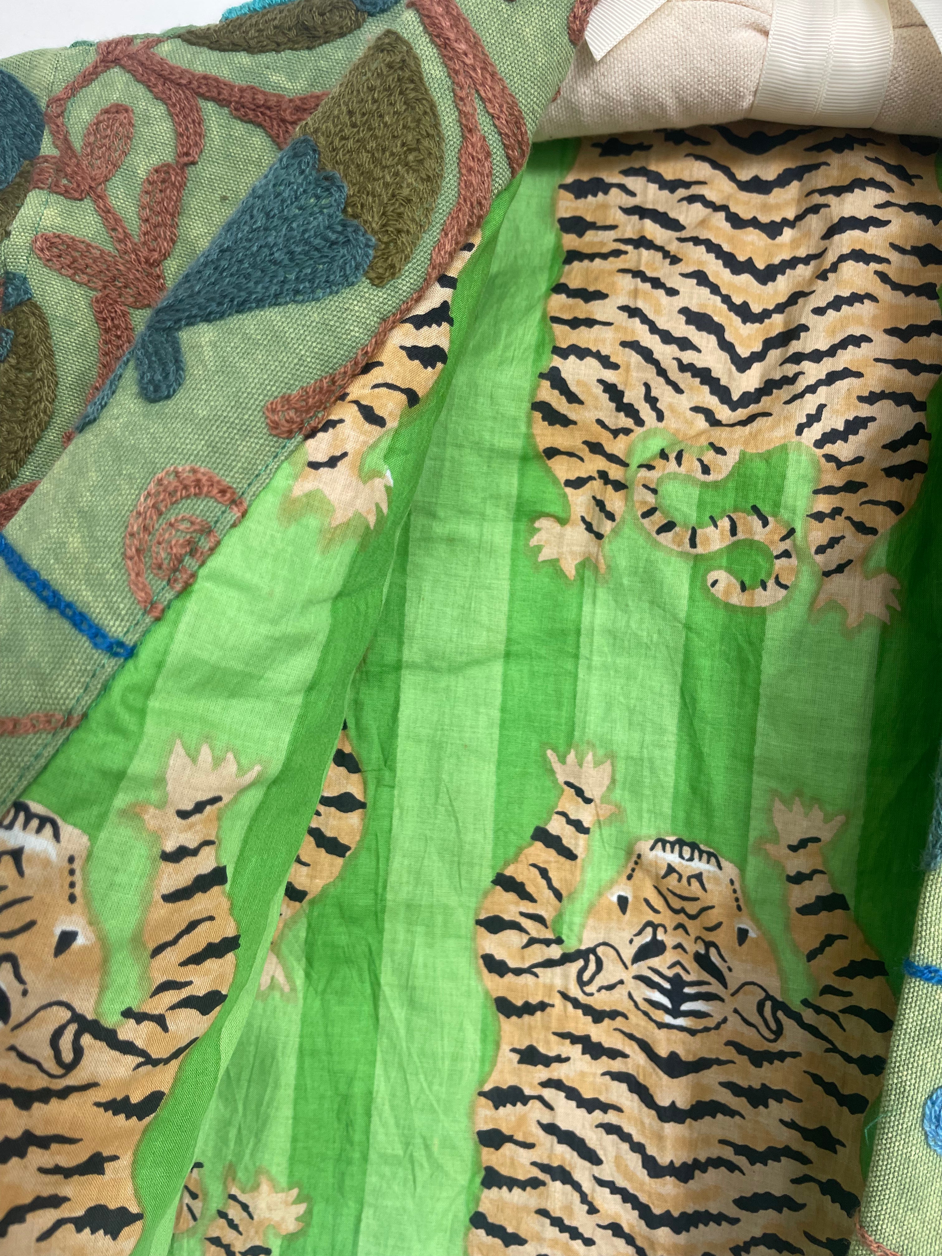 Capped Sleeve Top- Garden Fever