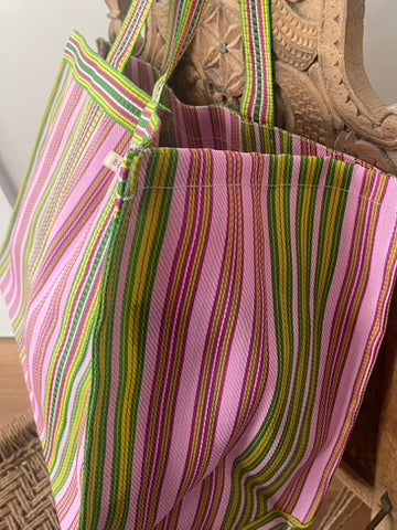 NYLON BEACH TOTE - Fiesta