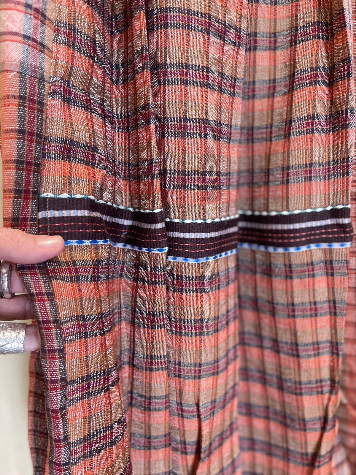 SADIA Skirt - Wool/Cotton Plaid