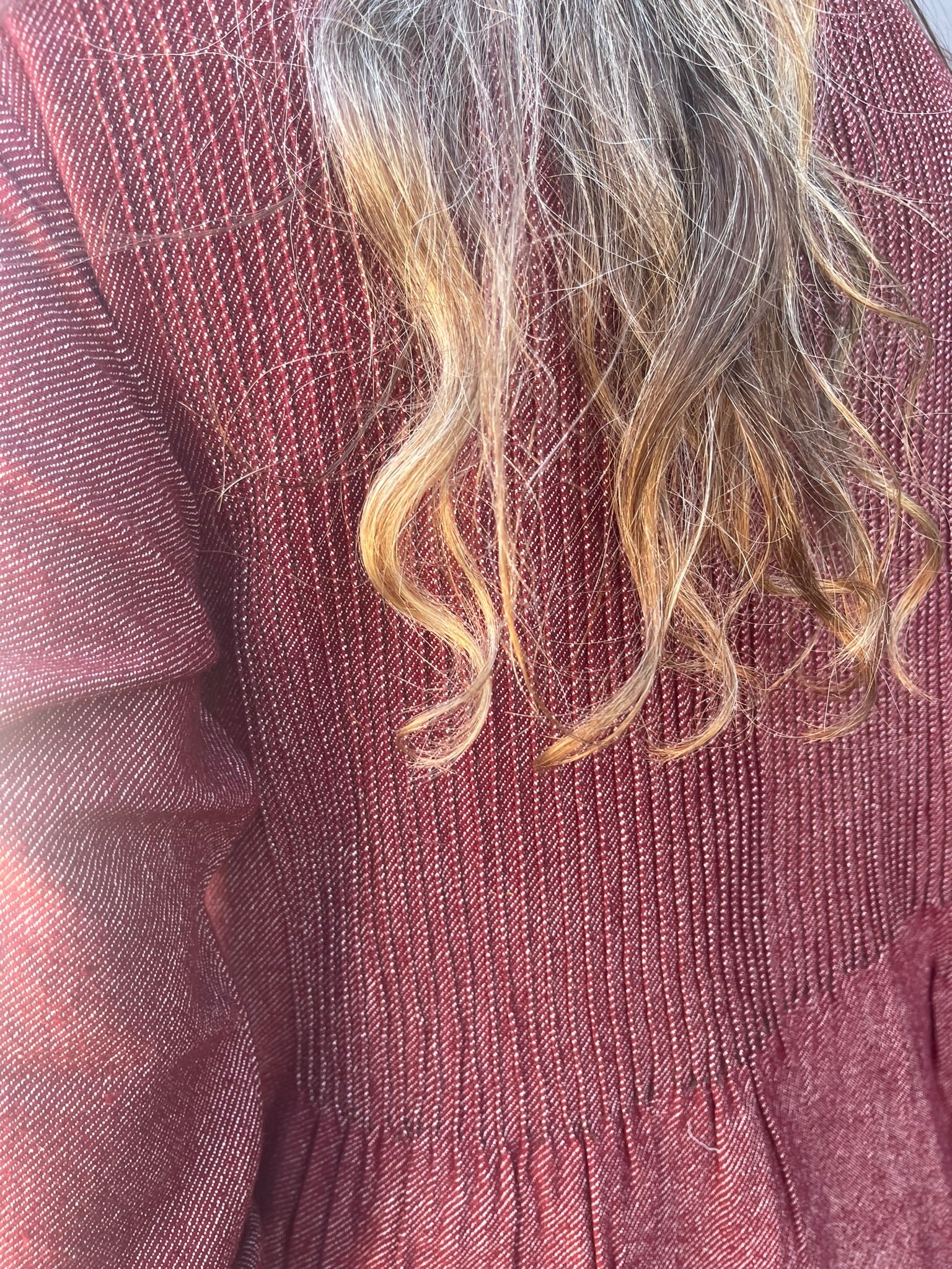 RAKA Cotton Twill Dress - Barn Red