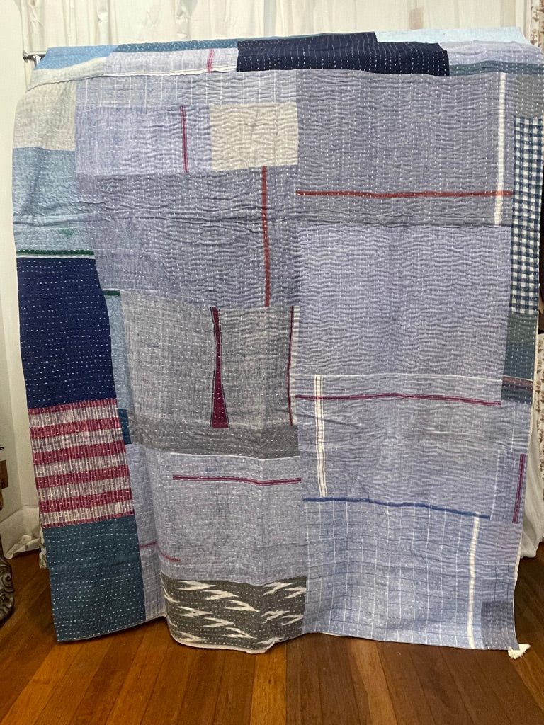 KHADI COTTON QUILT - Nautical