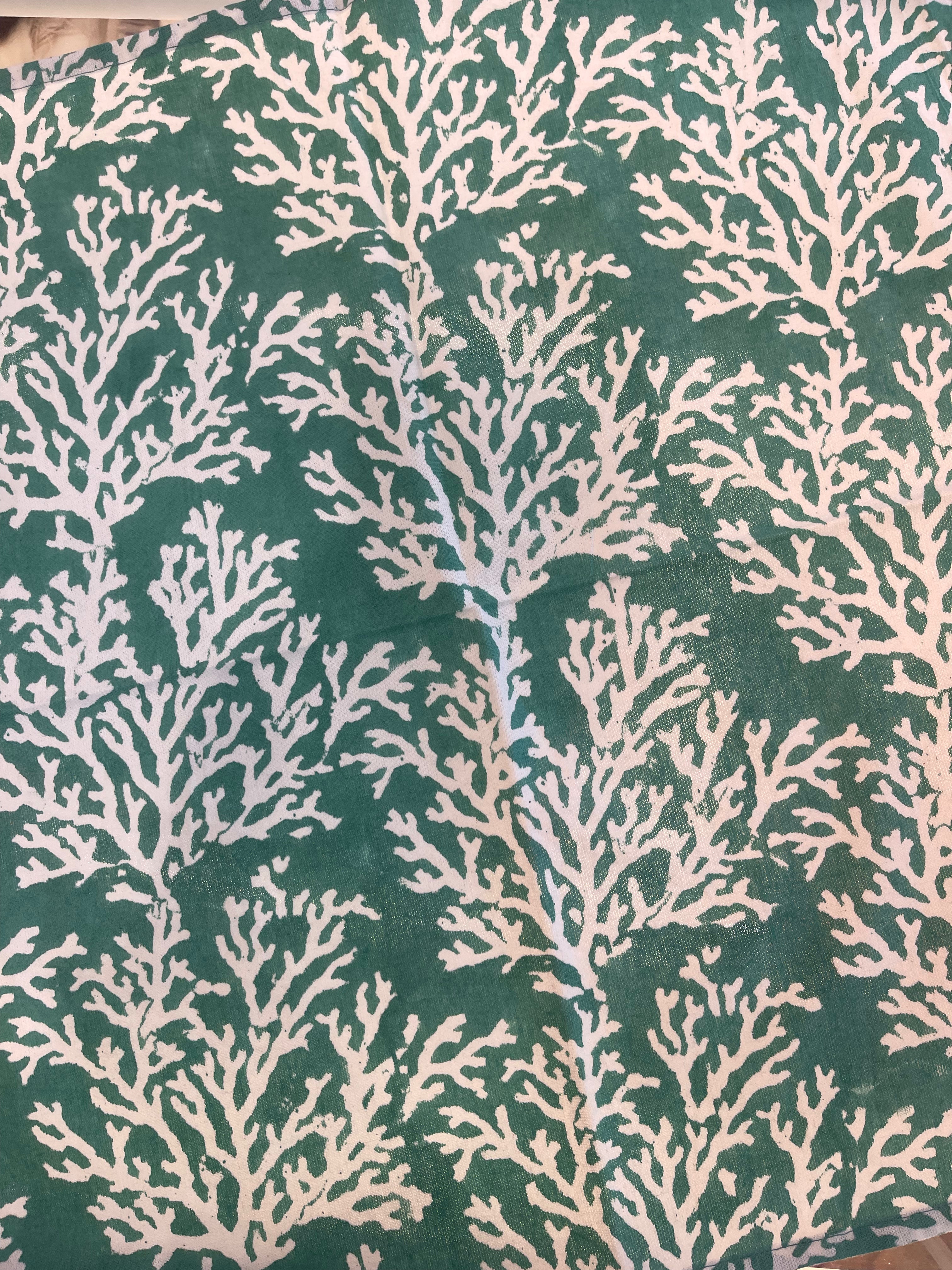 Napkins Coral - Sea Green