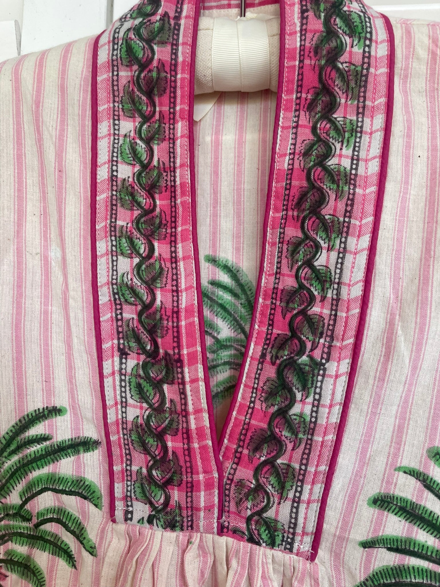 MOROCCAN BEACH KAFTAN - Pink Palm