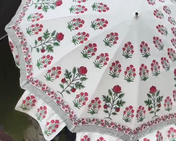 Sun Umbrella - Apricot Rose