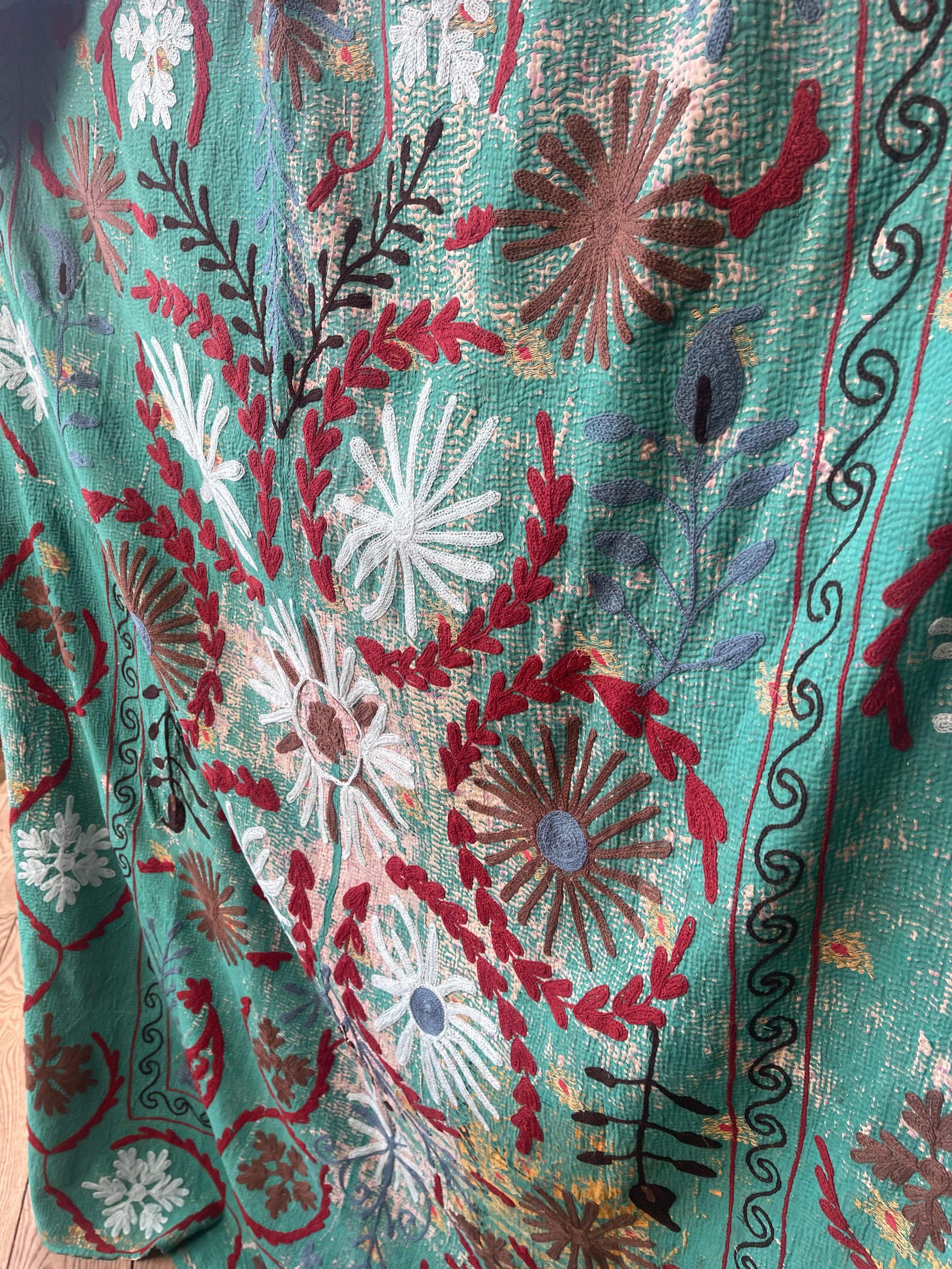 Suzani Vintage Kantha - ISLAND PARADISE