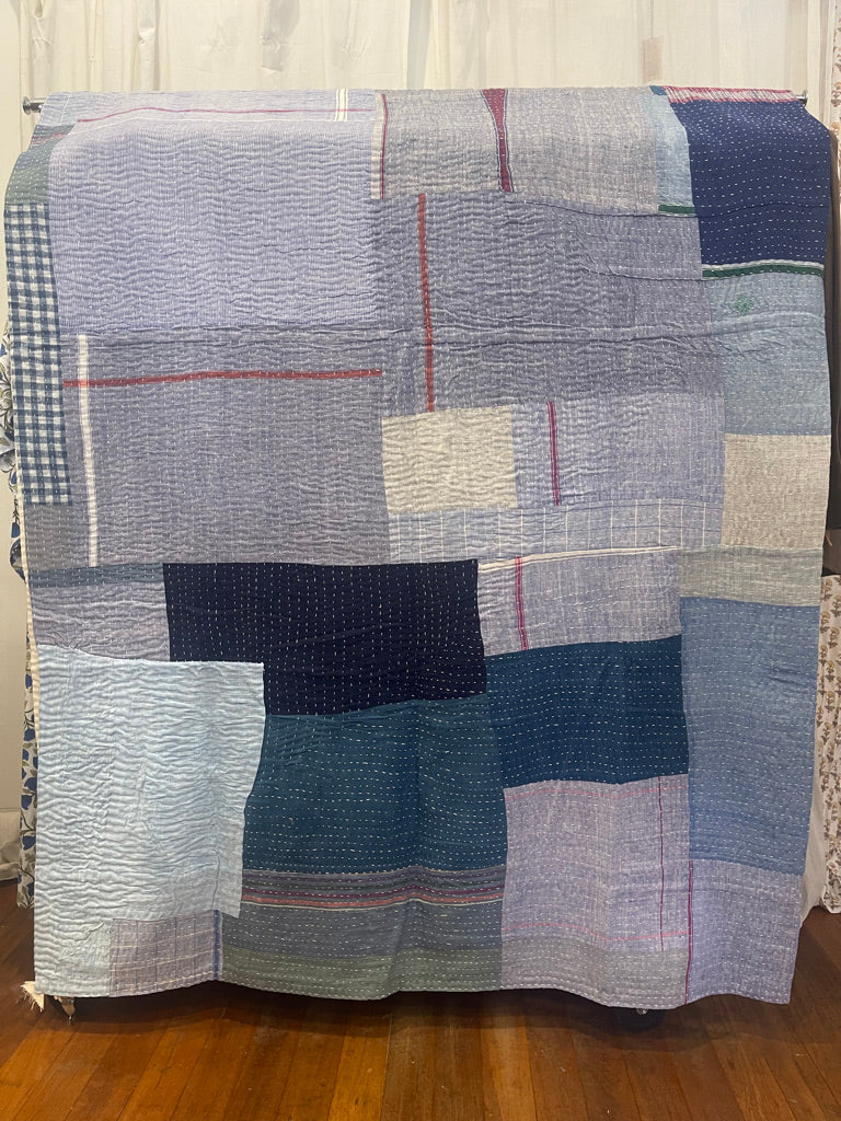 KHADI COTTON QUILT - Nautical