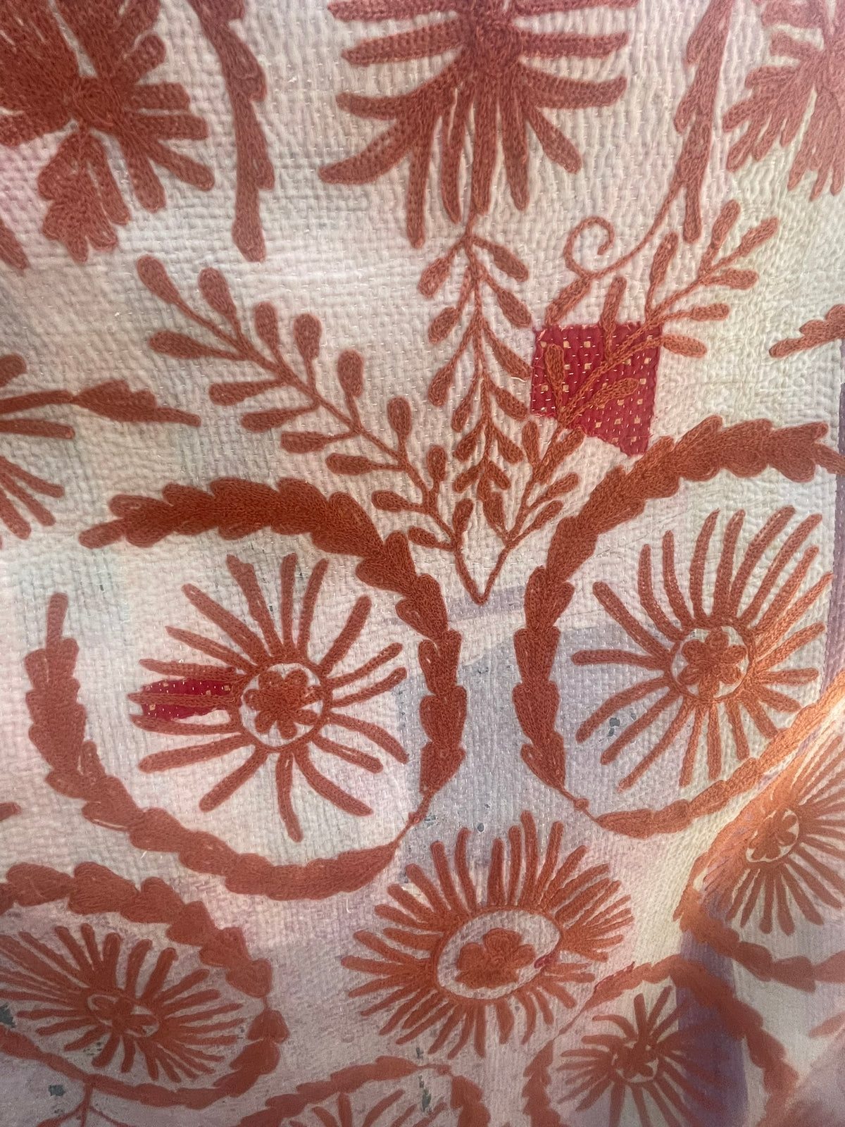 Suzani Vintage Kantha - MALIBU PEACH