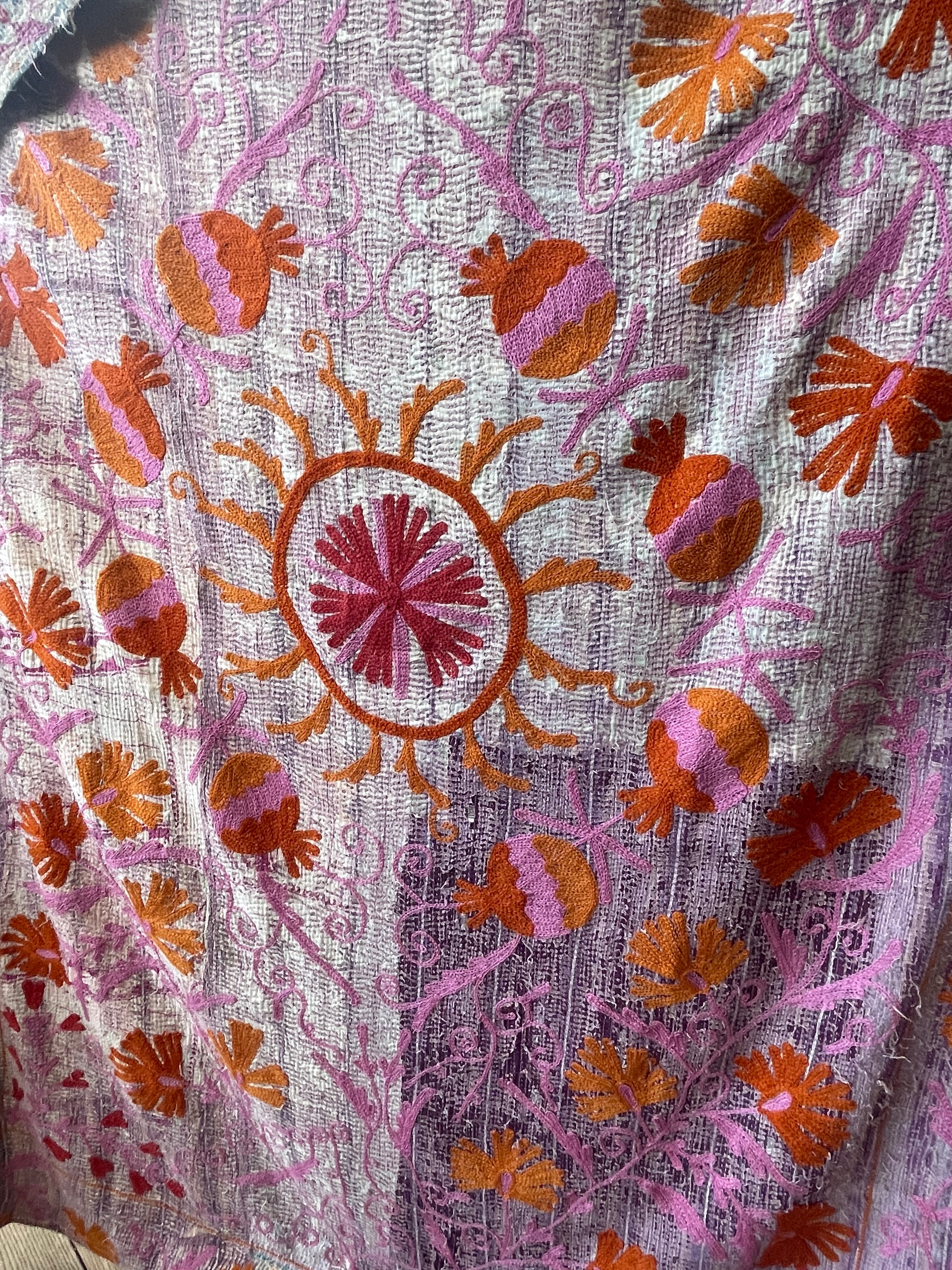 Suzani Vintage Kantha - PARADISE PINK