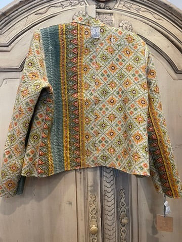 Kantha Jacket - SUMMER GARDEN