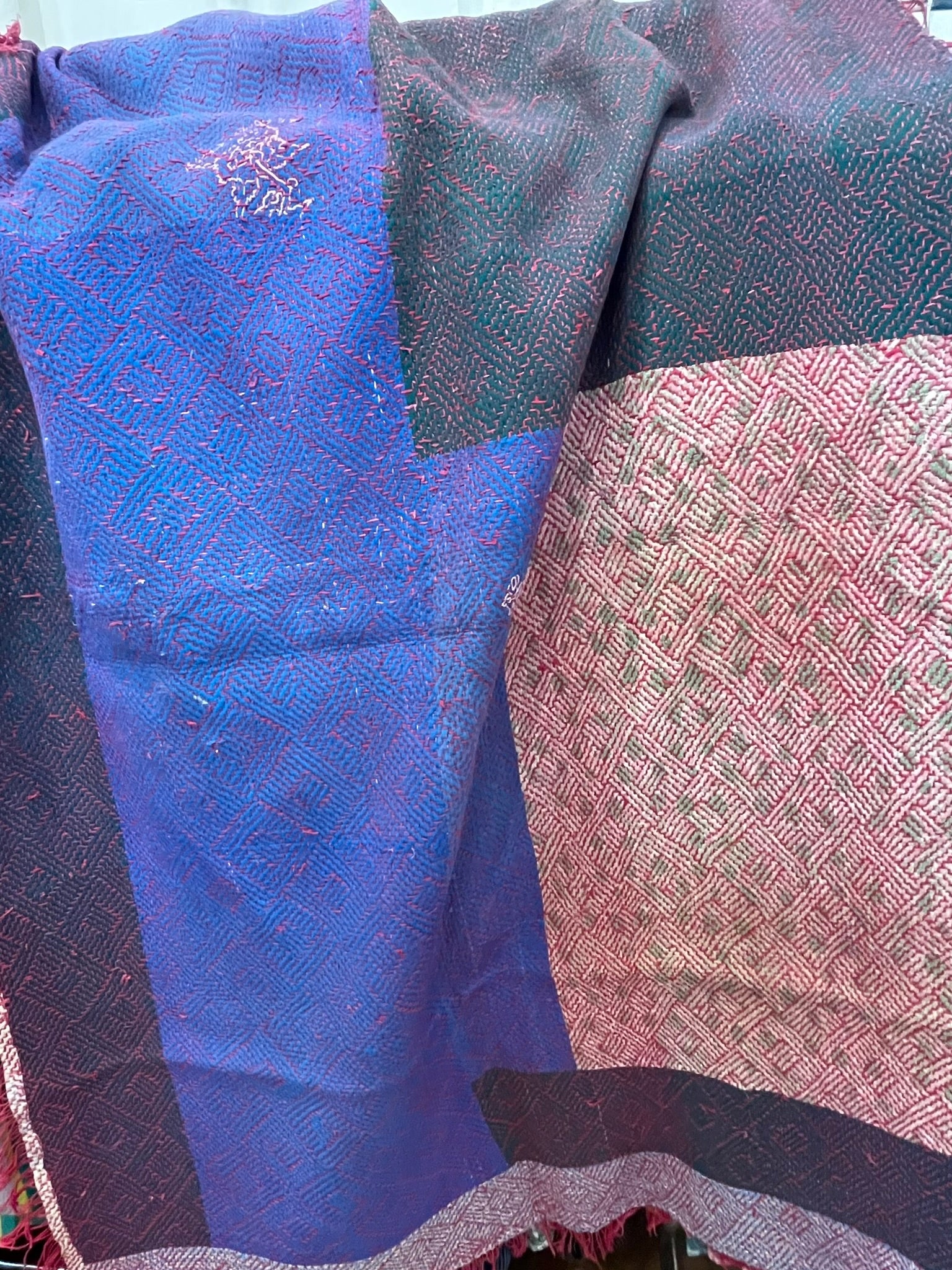 VINTAGE KANTHA - Pink Desert