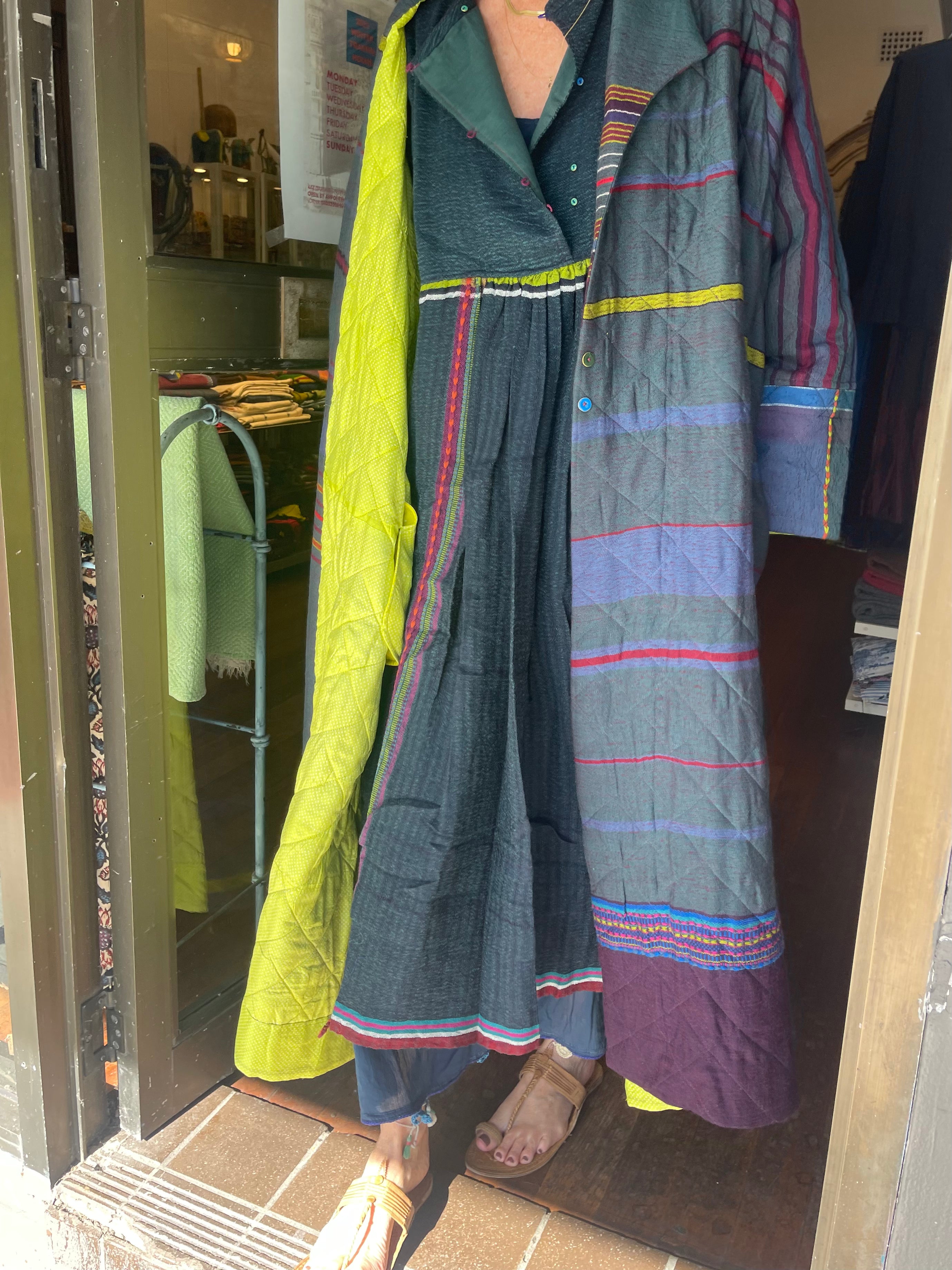 Miraj 02 - Forest Green Wool Dress