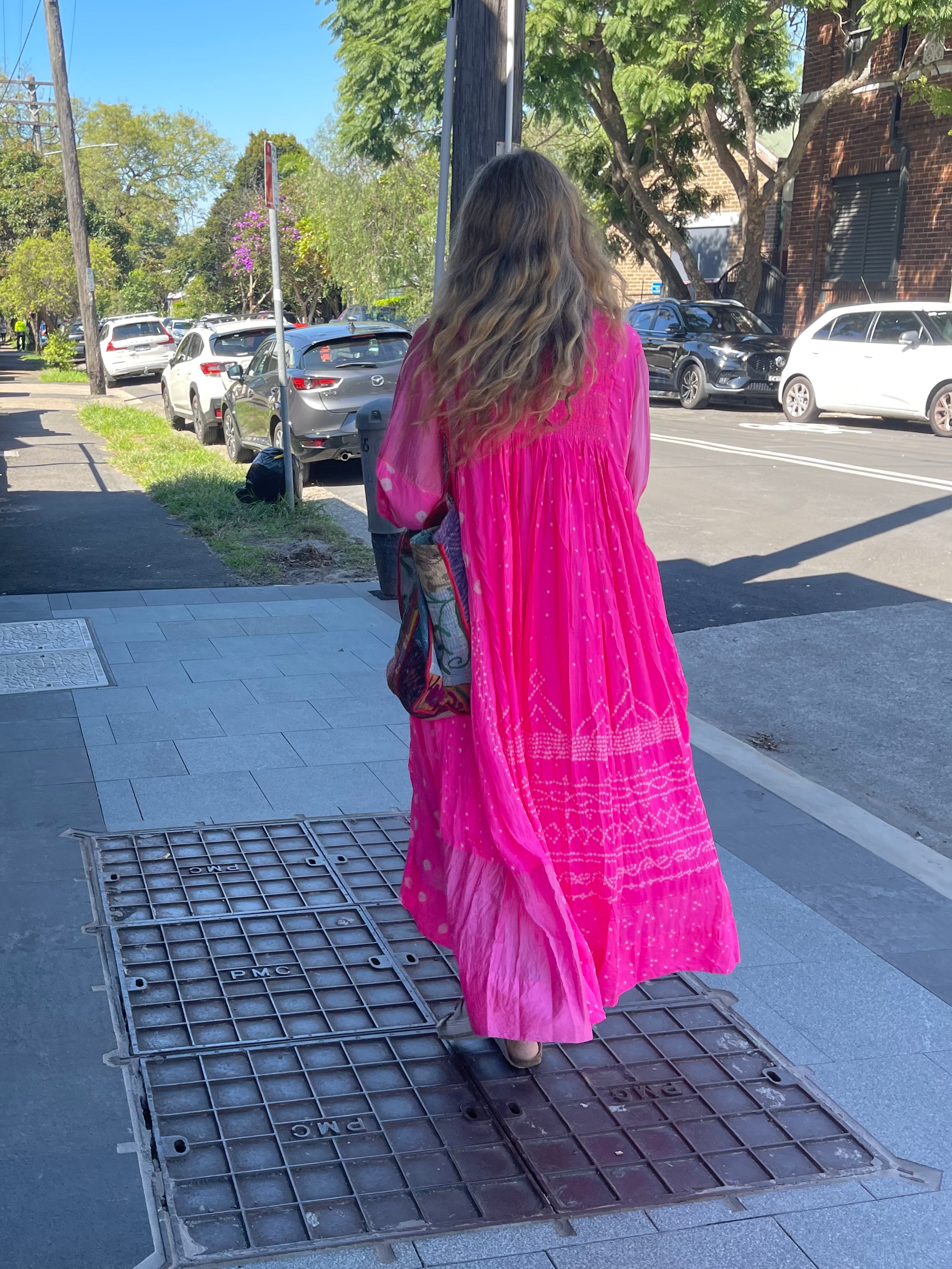 JODHPUR 46 - Silk Bandhani Dress