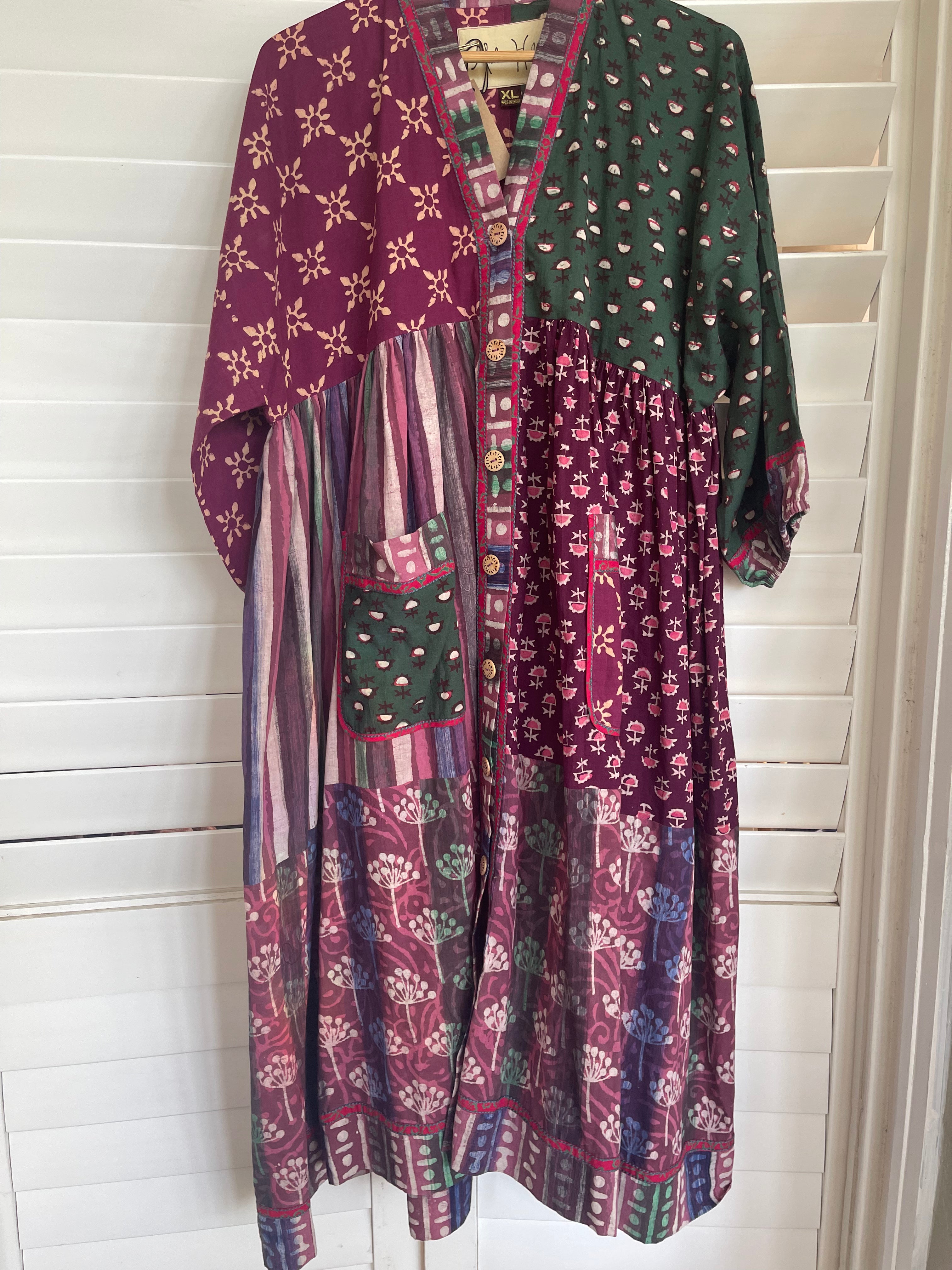 KAFTAN DRESS - Autumn Forest