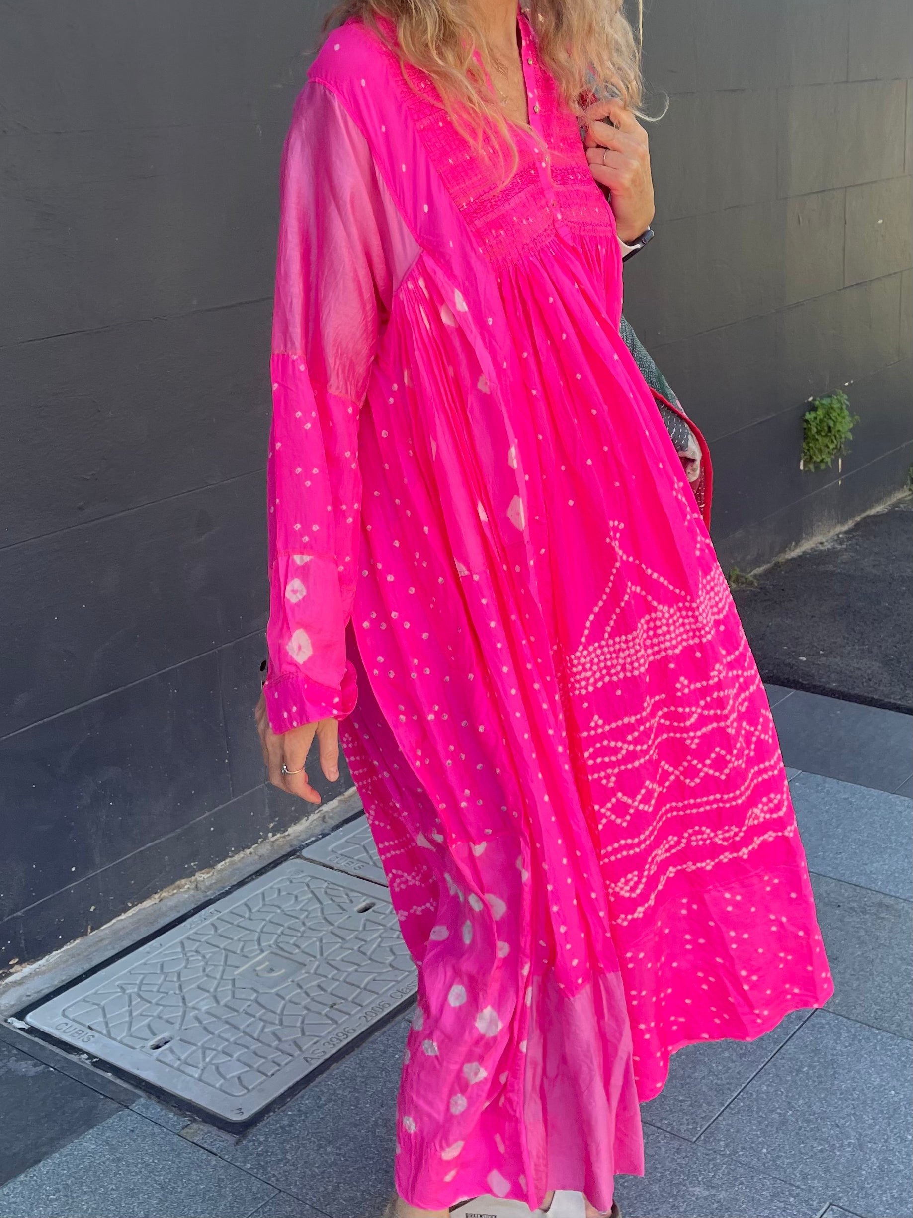 JODHPUR 46 - Silk Bandhani Dress