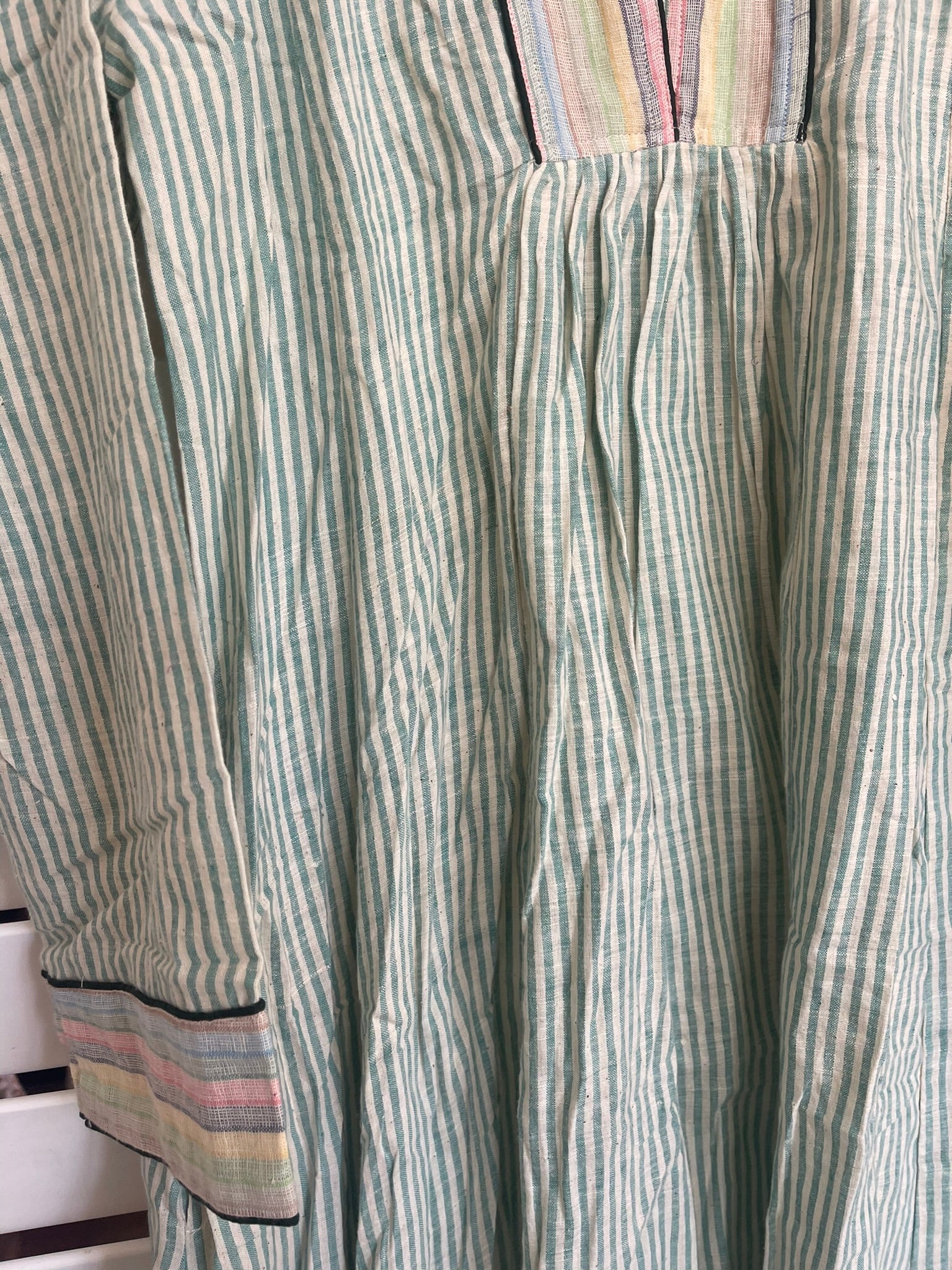 MOROCCAN BEACH KAFTAN - Oasis Stripe