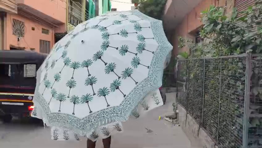 Sun Umbrella- Tropical Palm