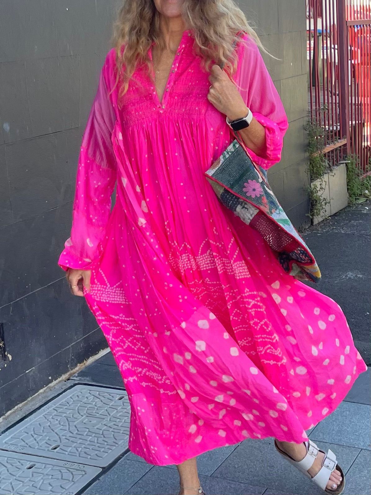 JODHPUR 46 - Silk Bandhani Dress