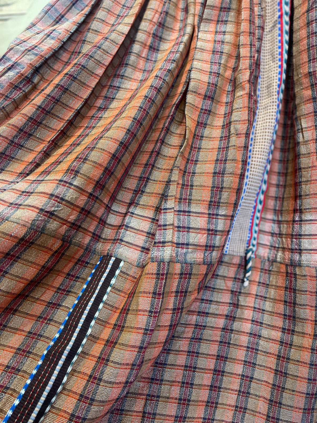 SADIA Skirt - Wool/Cotton Plaid