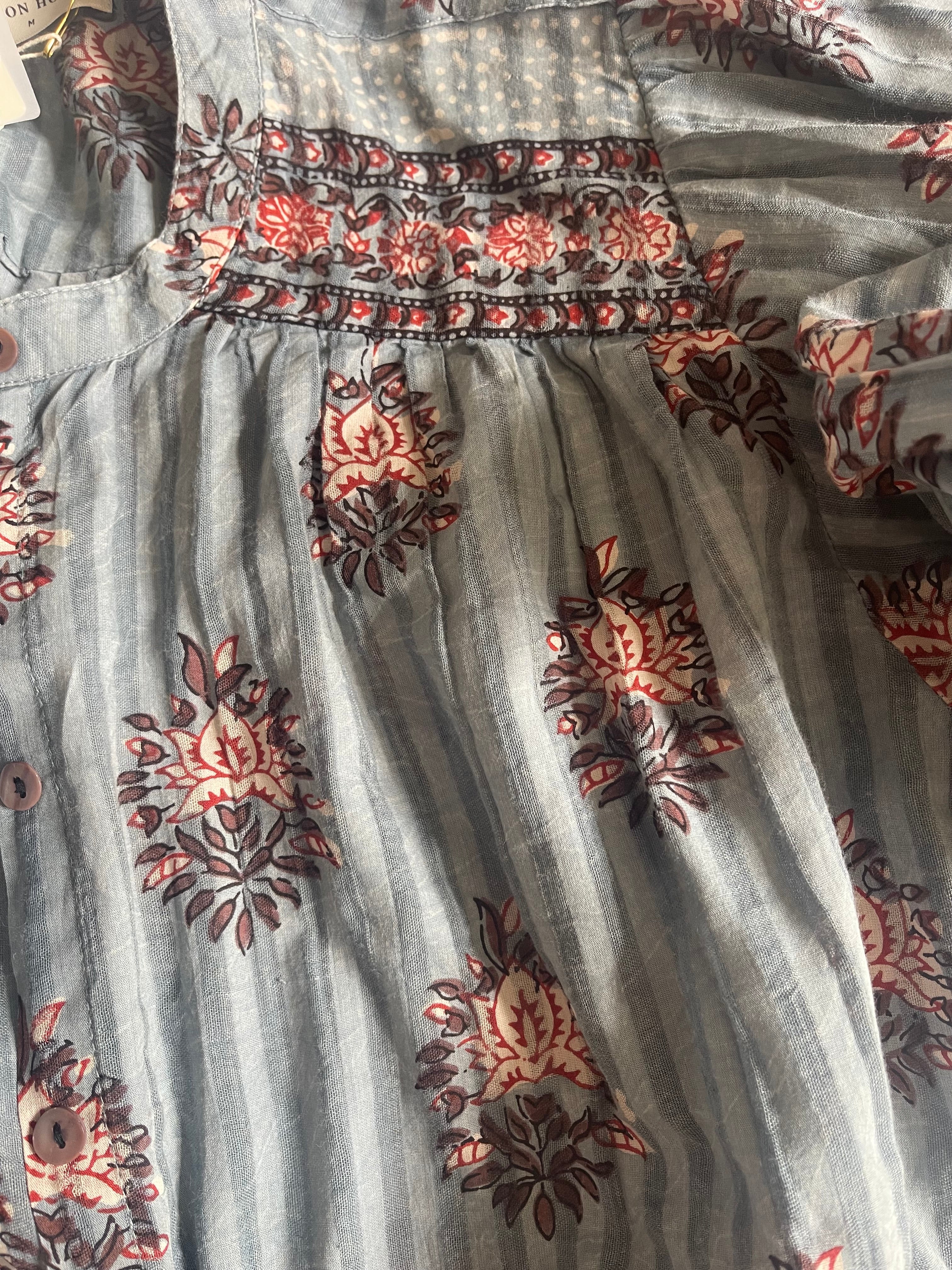 Omara Blouse - Cerulean Mist