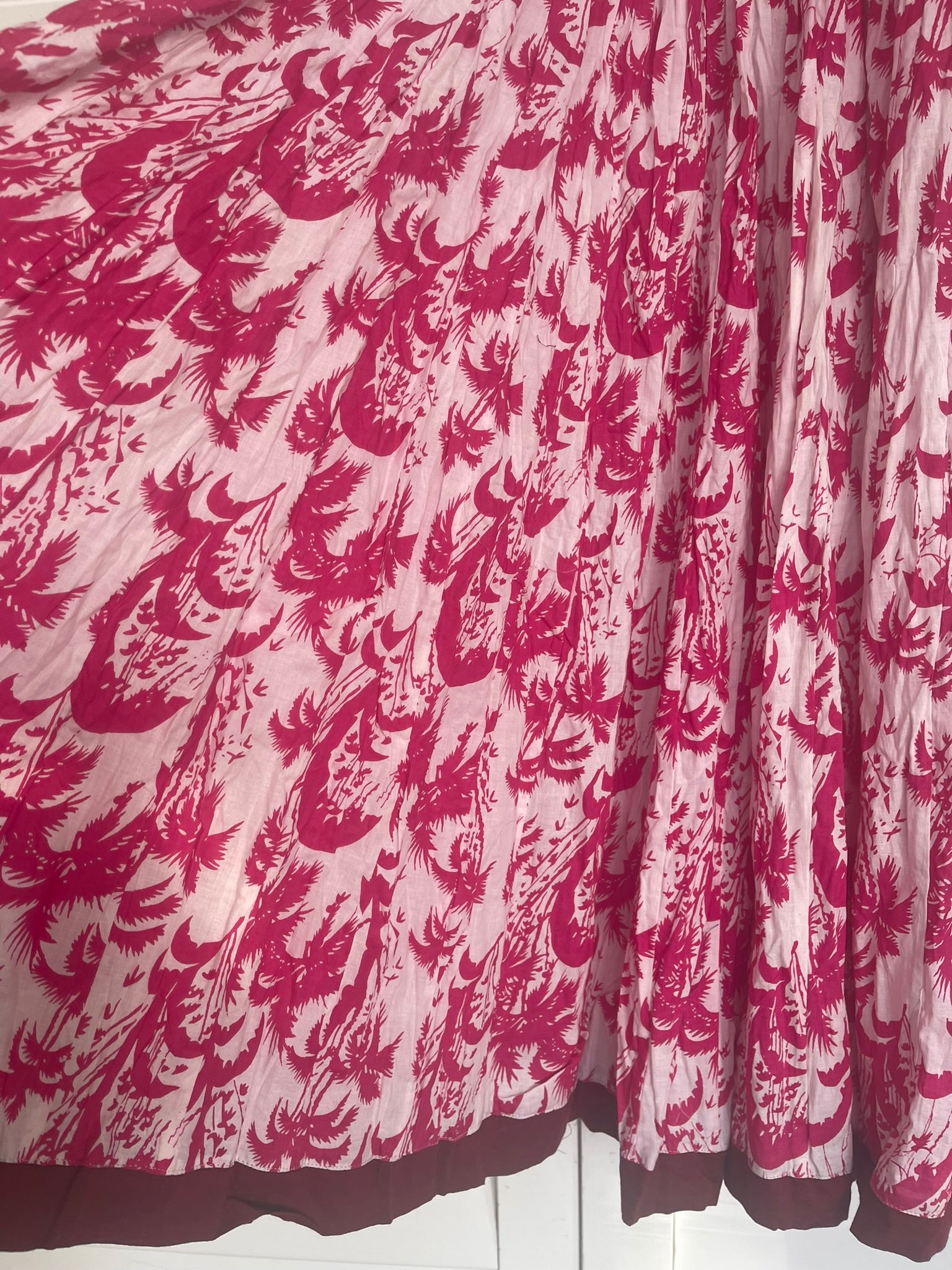 Cotton Panel Skirt - TROPICAL SUMMER