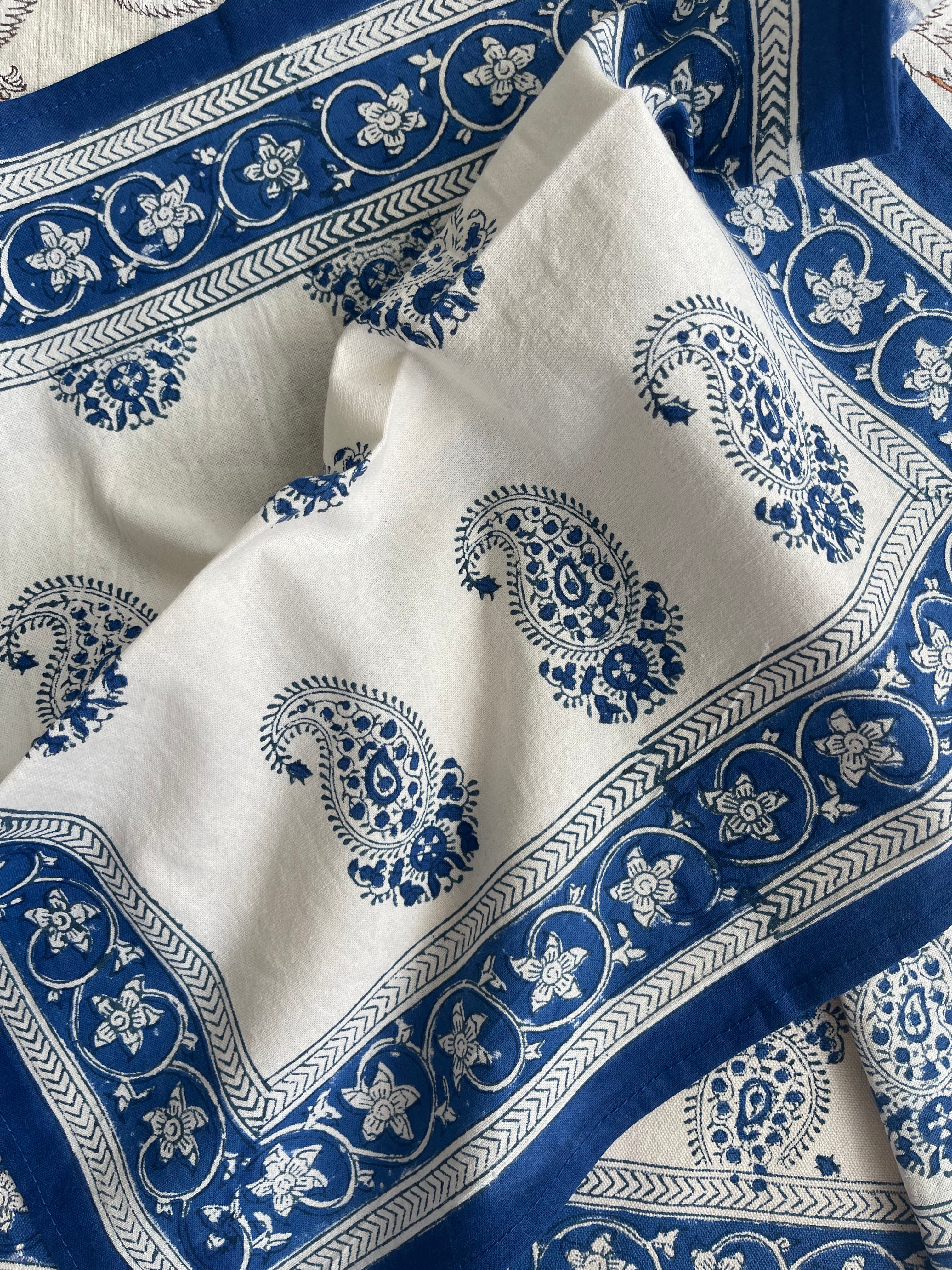 Napkins - Blue Paisley