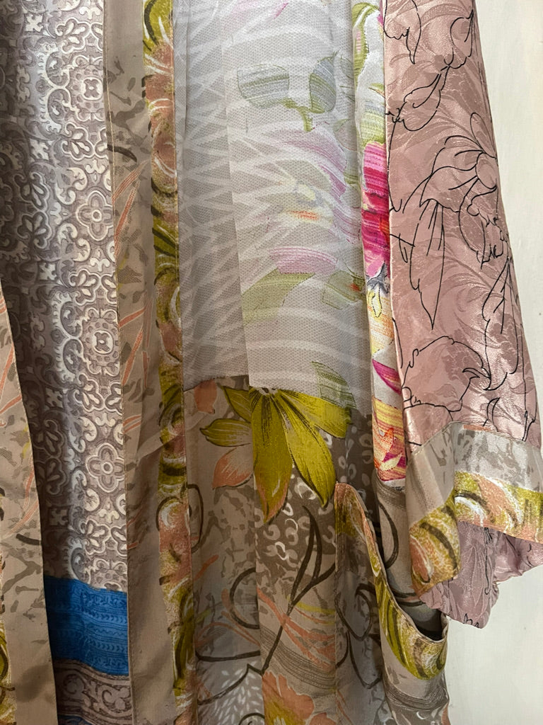 SILK SARI JACKET - A Touch of Blue
