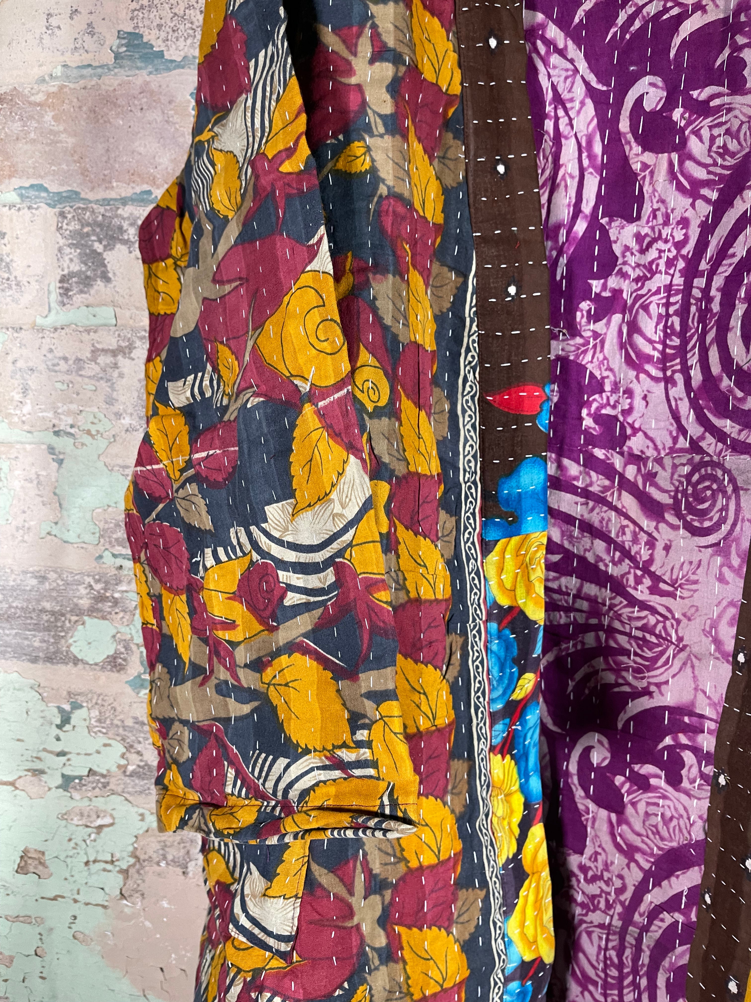 Vintage Kantha Kimono - Autumn