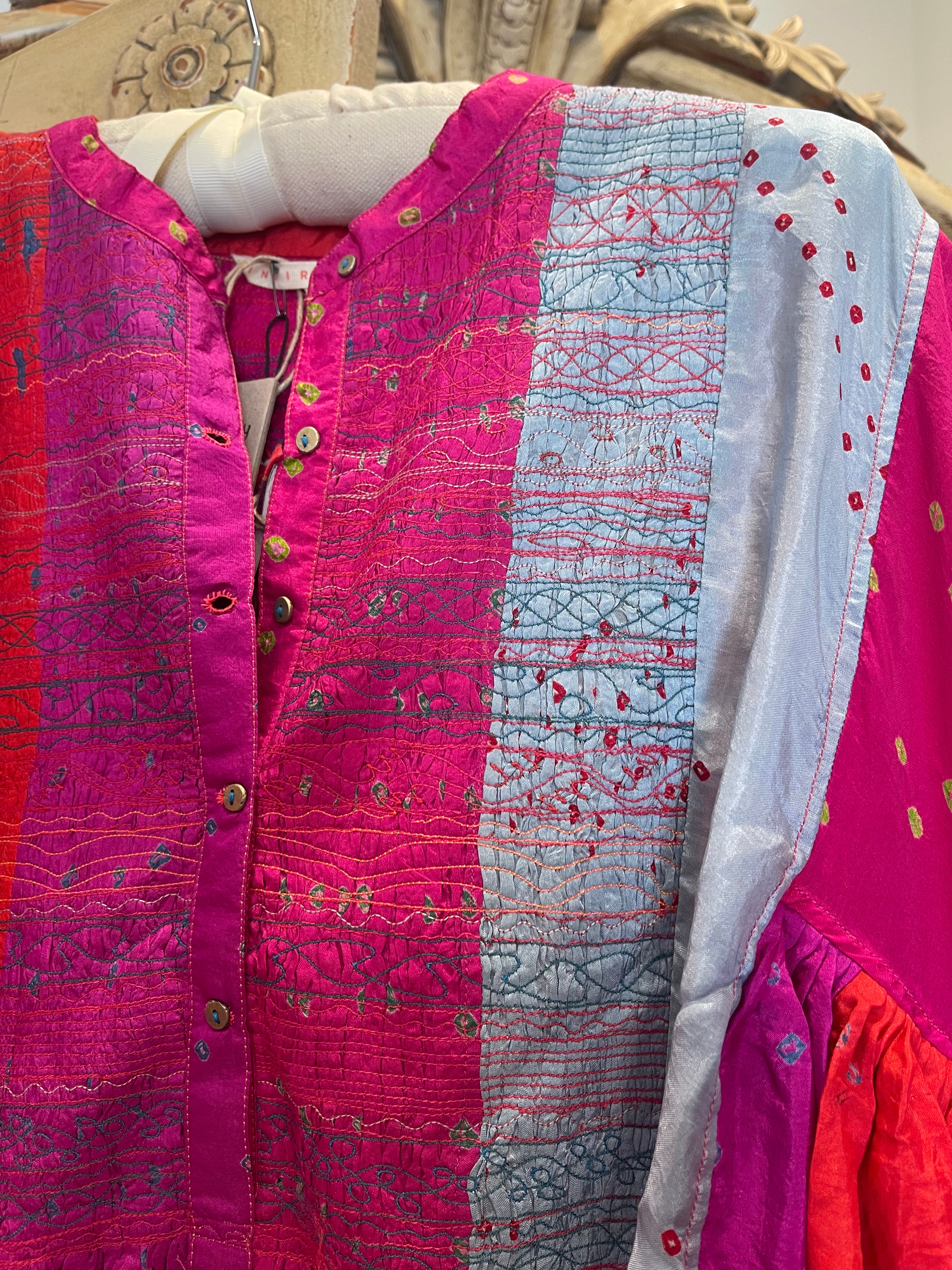JODHPUR 14 - Silk Bandhani Dress