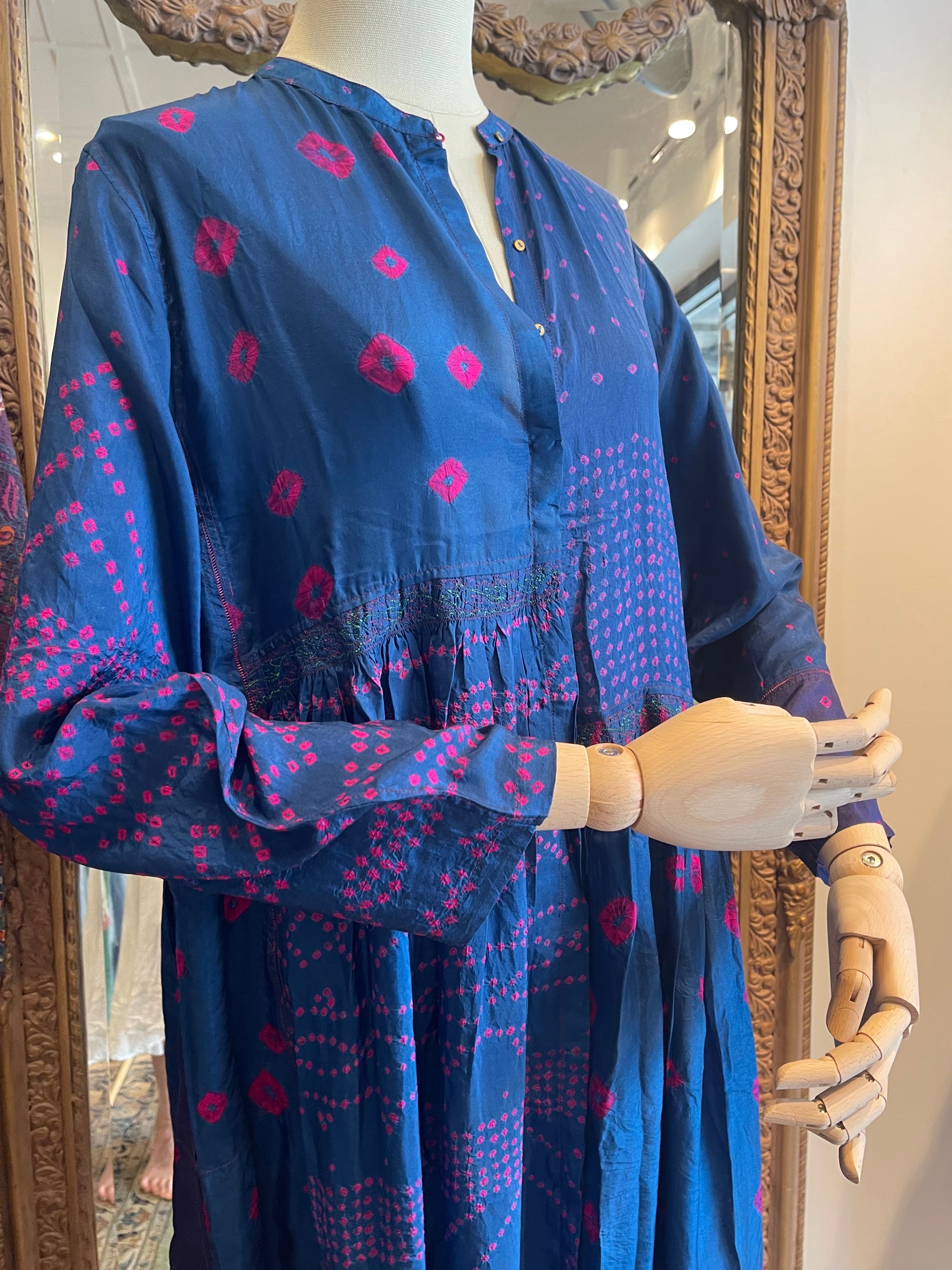 FOLKLORE 24  - Dress  Silk Bandhani