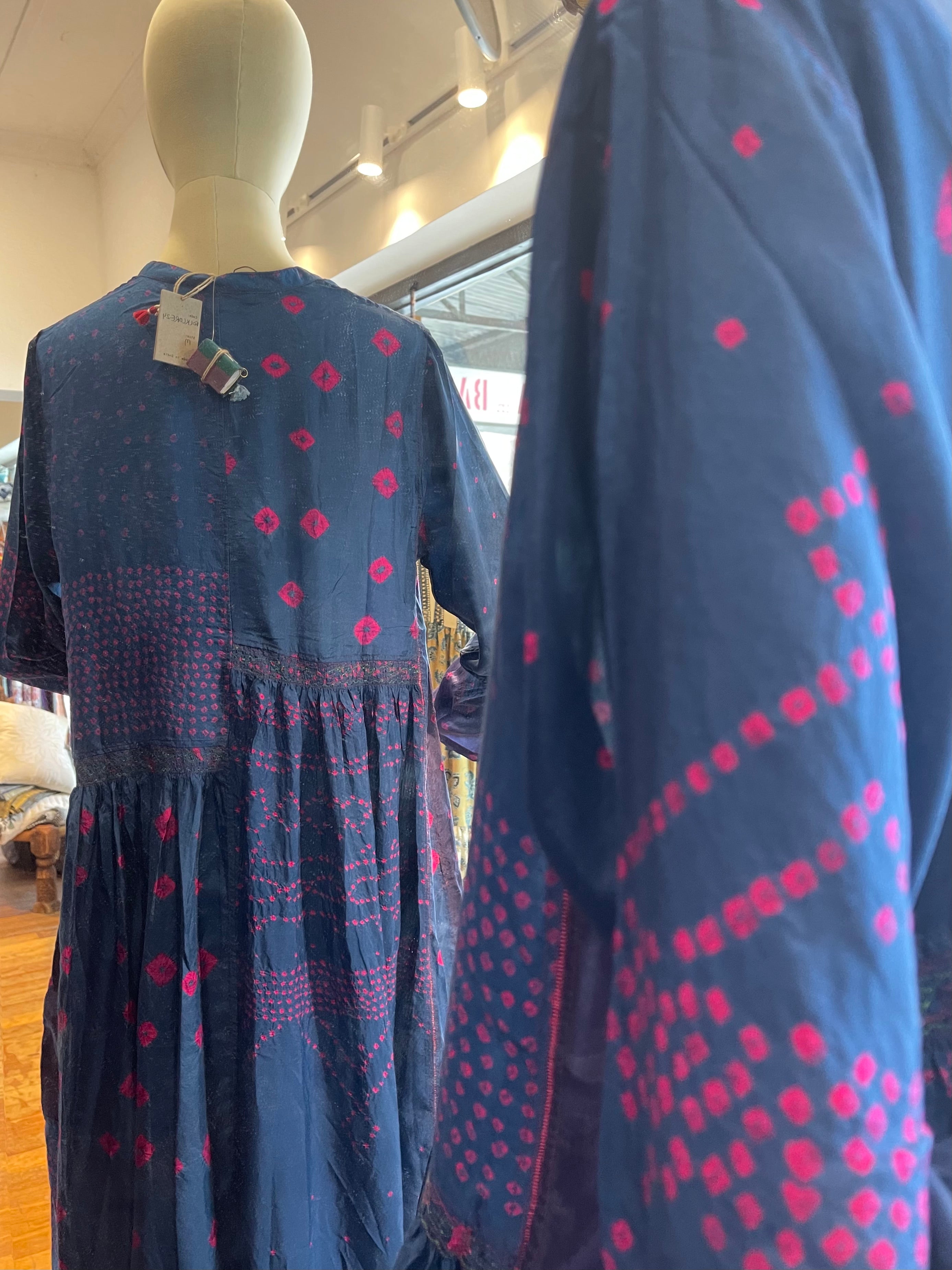 FOLKLORE 24  - Dress  Silk Bandhani