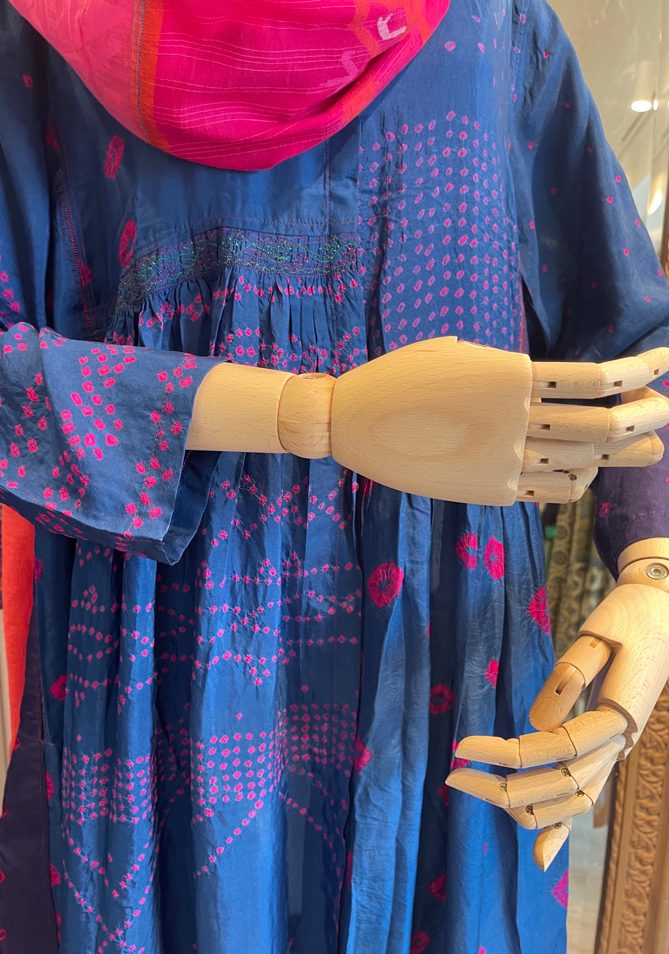 FOLKLORE 24  - Dress  Silk Bandhani