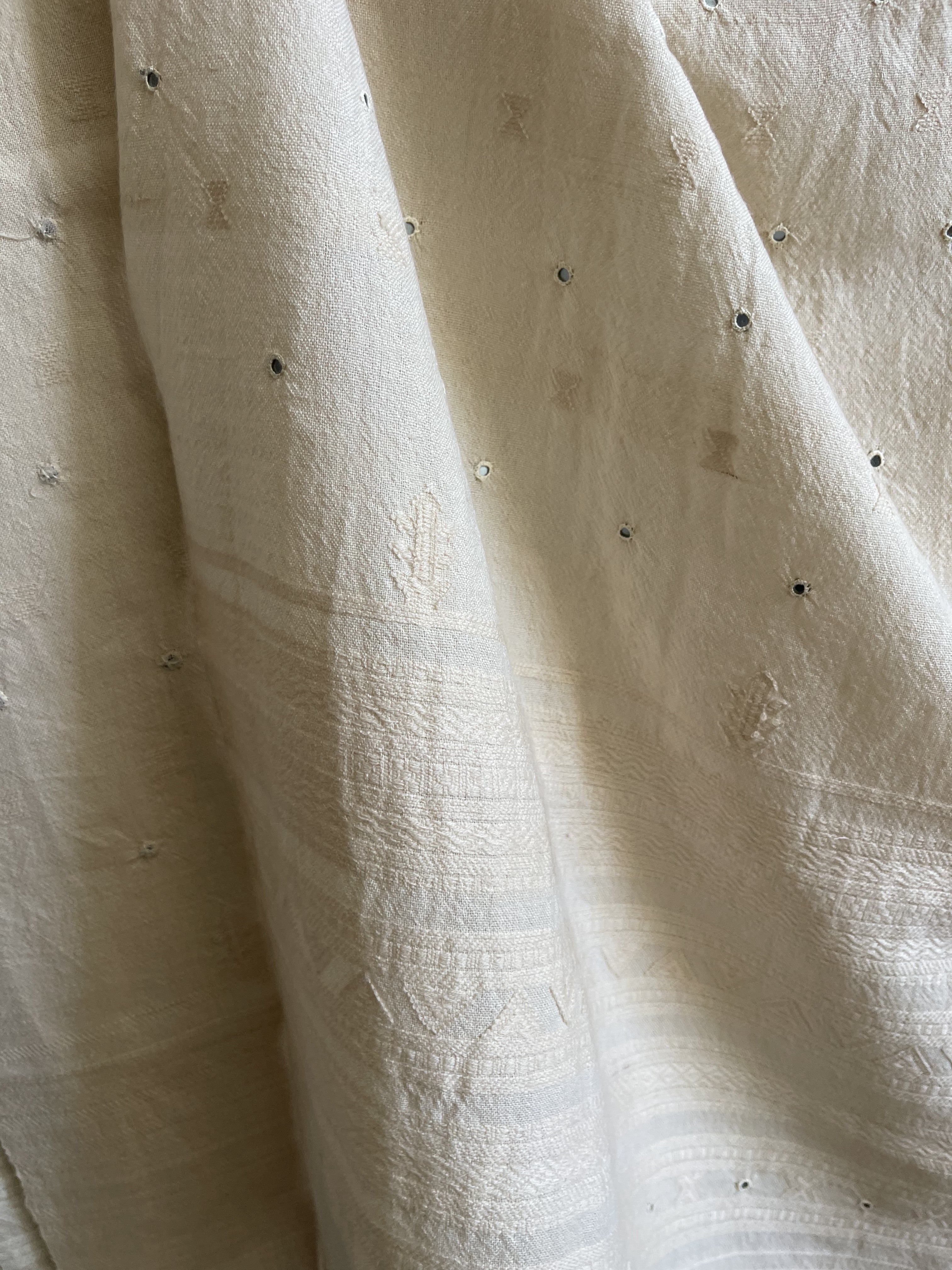Handloomed Merino Wool Wrap - Mirror Almond