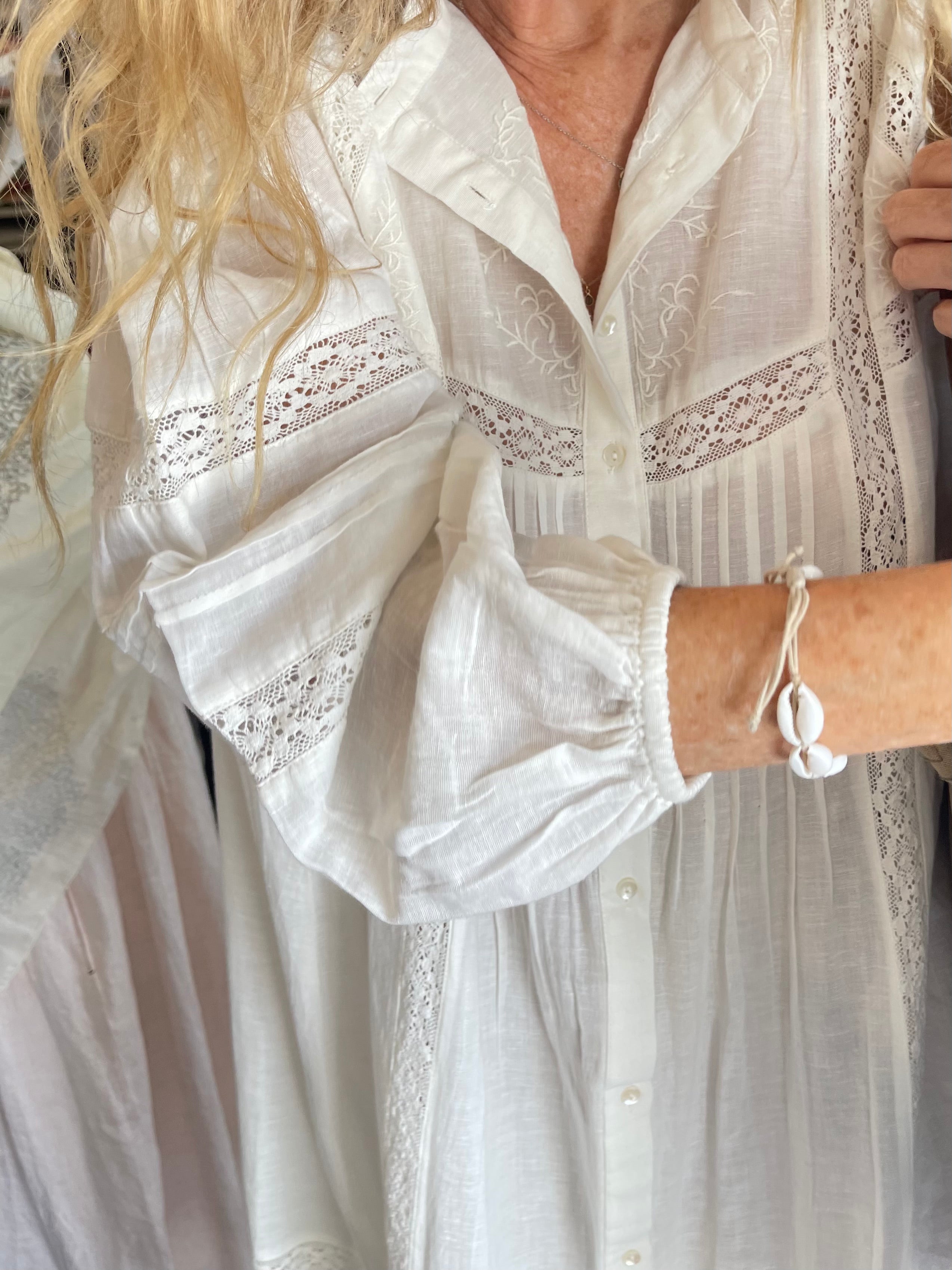 Mary Dress - Lisbon White Lace