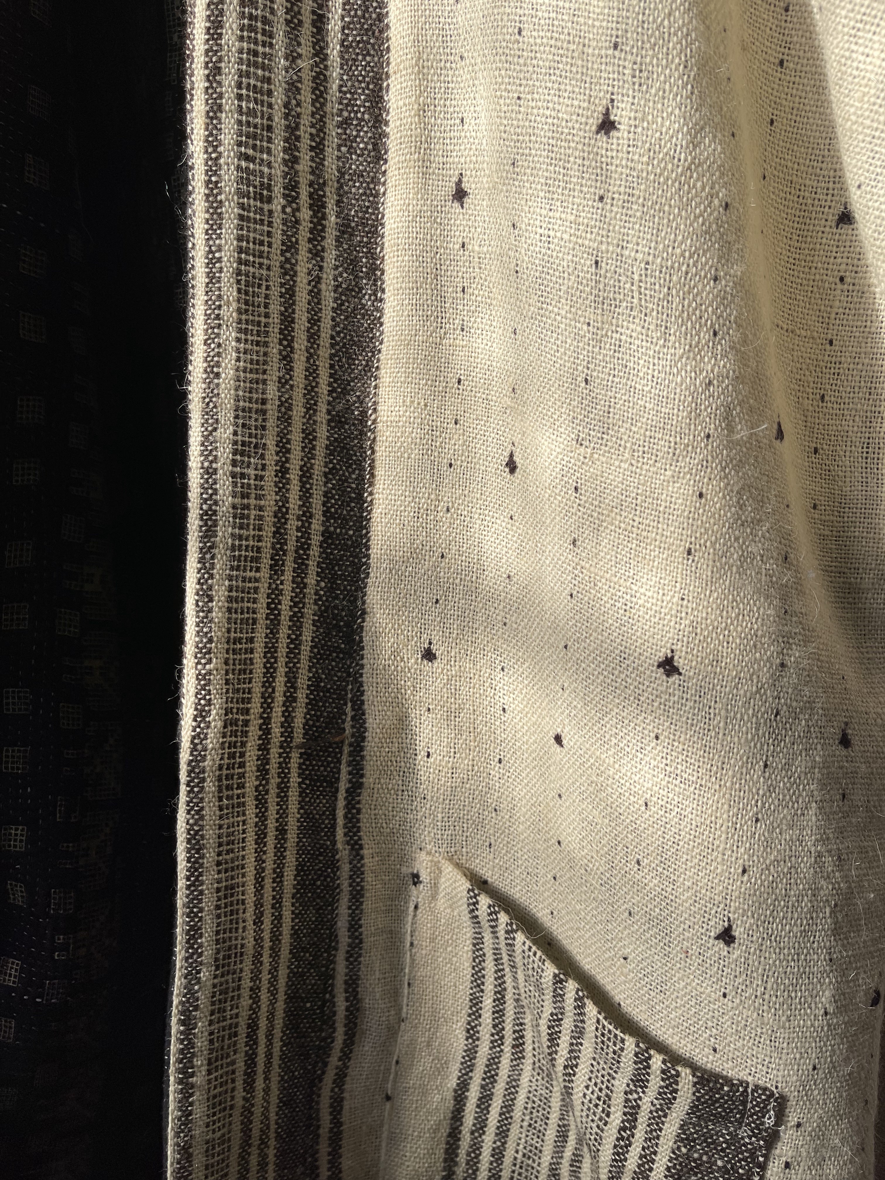 Handwoven Desi Wool Jacket - Kutch Embroidered