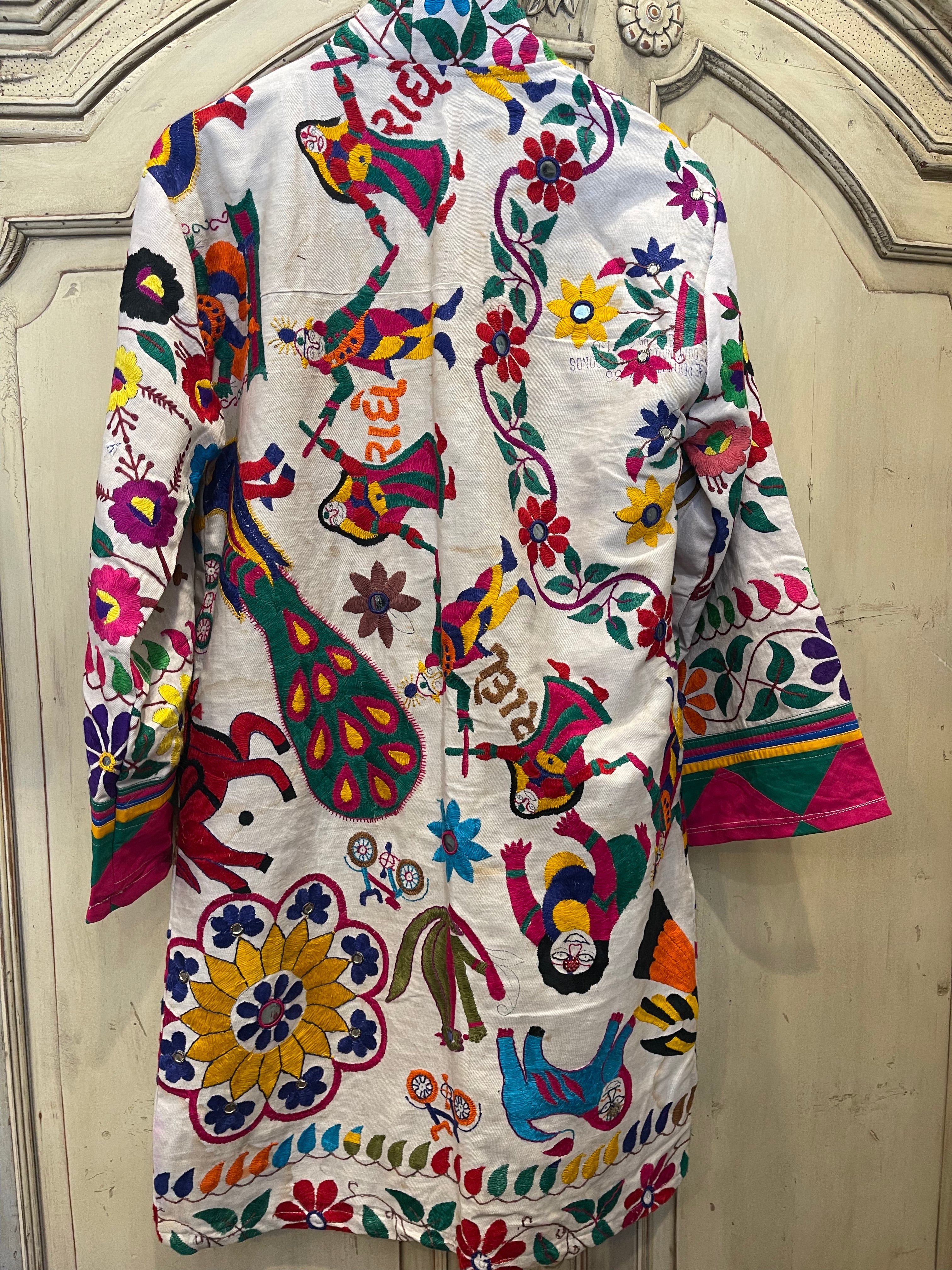 Vintage Embroidered Coat - Dance