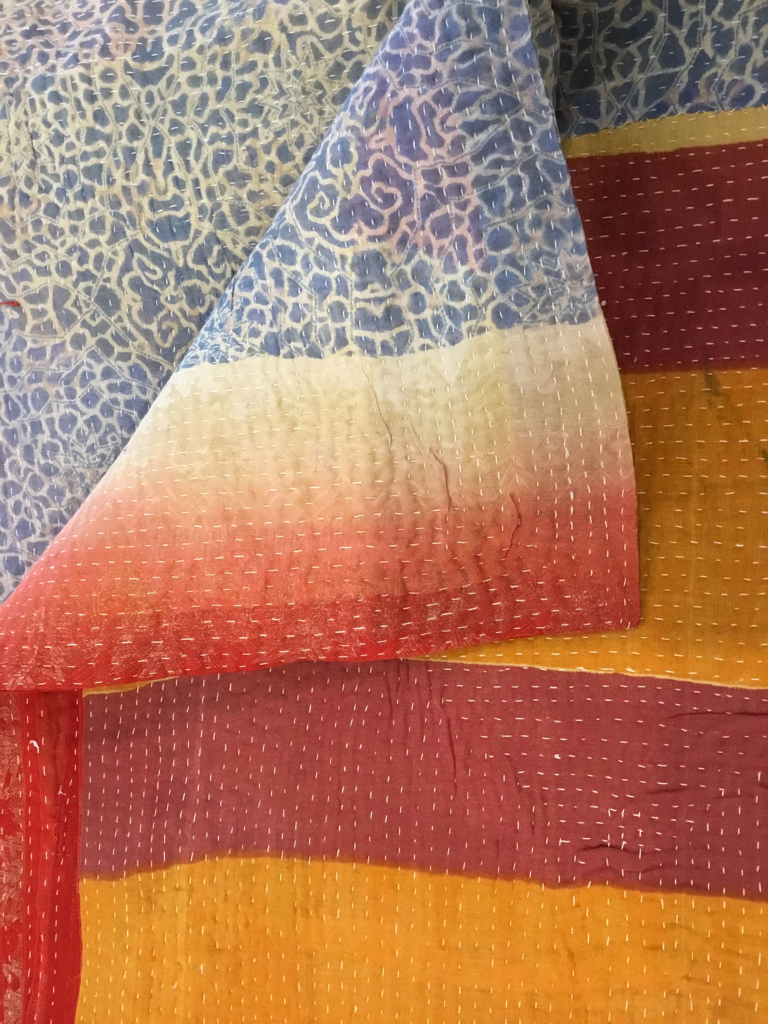 VINTAGE KANTHA - Sunset Stripe