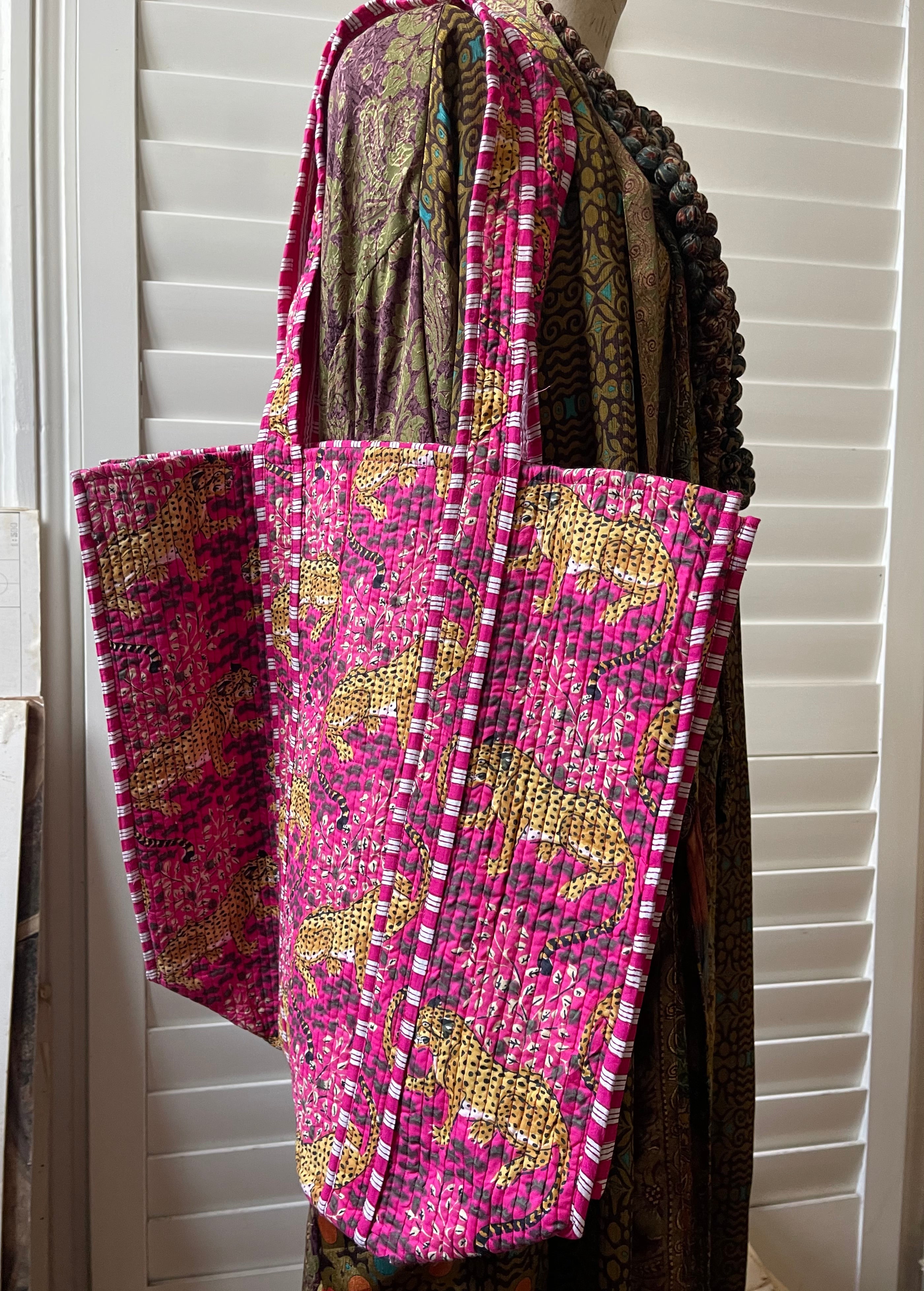 Tote Bag - Party Pink Leopard