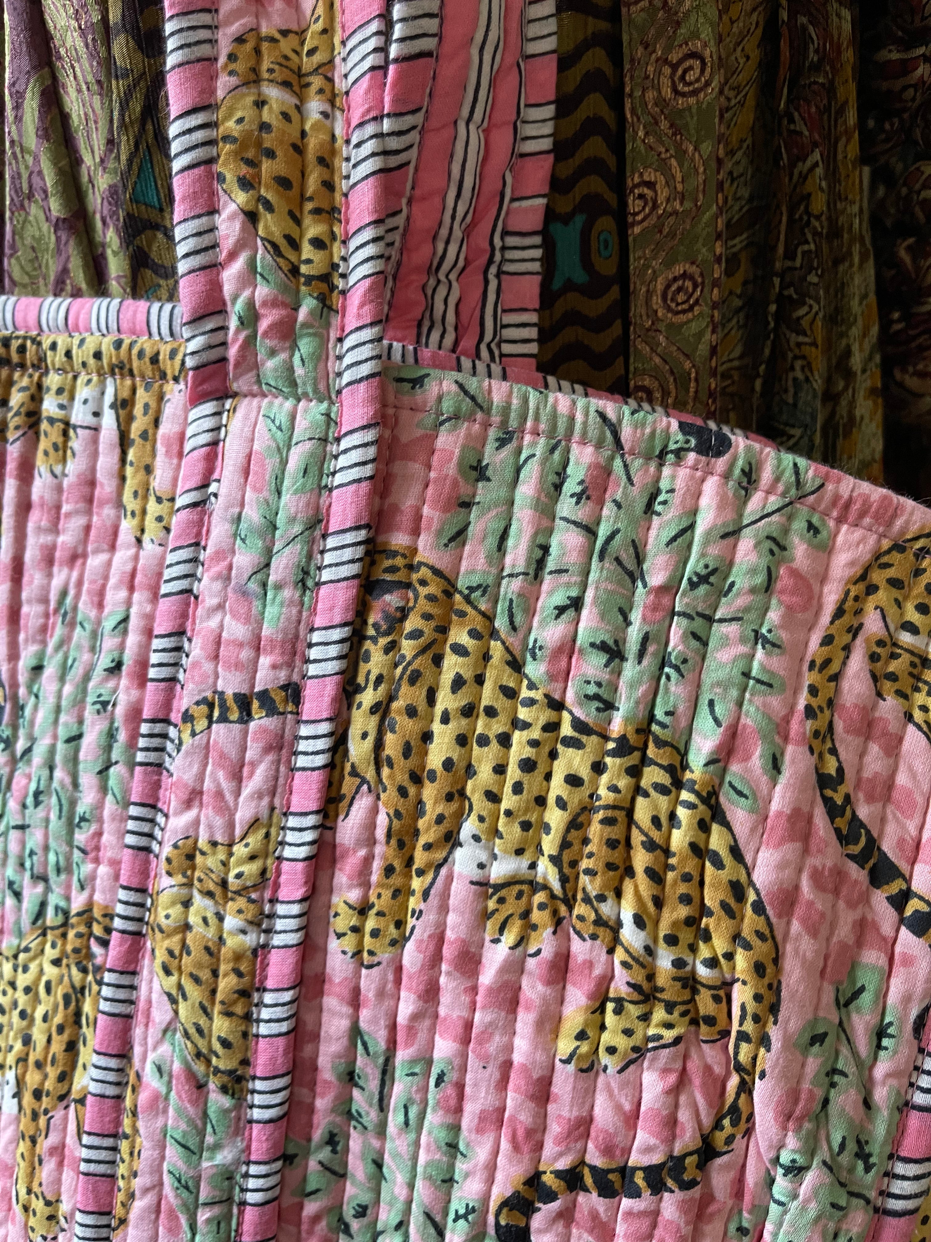 Tote Bag - Polite Coral Leopard